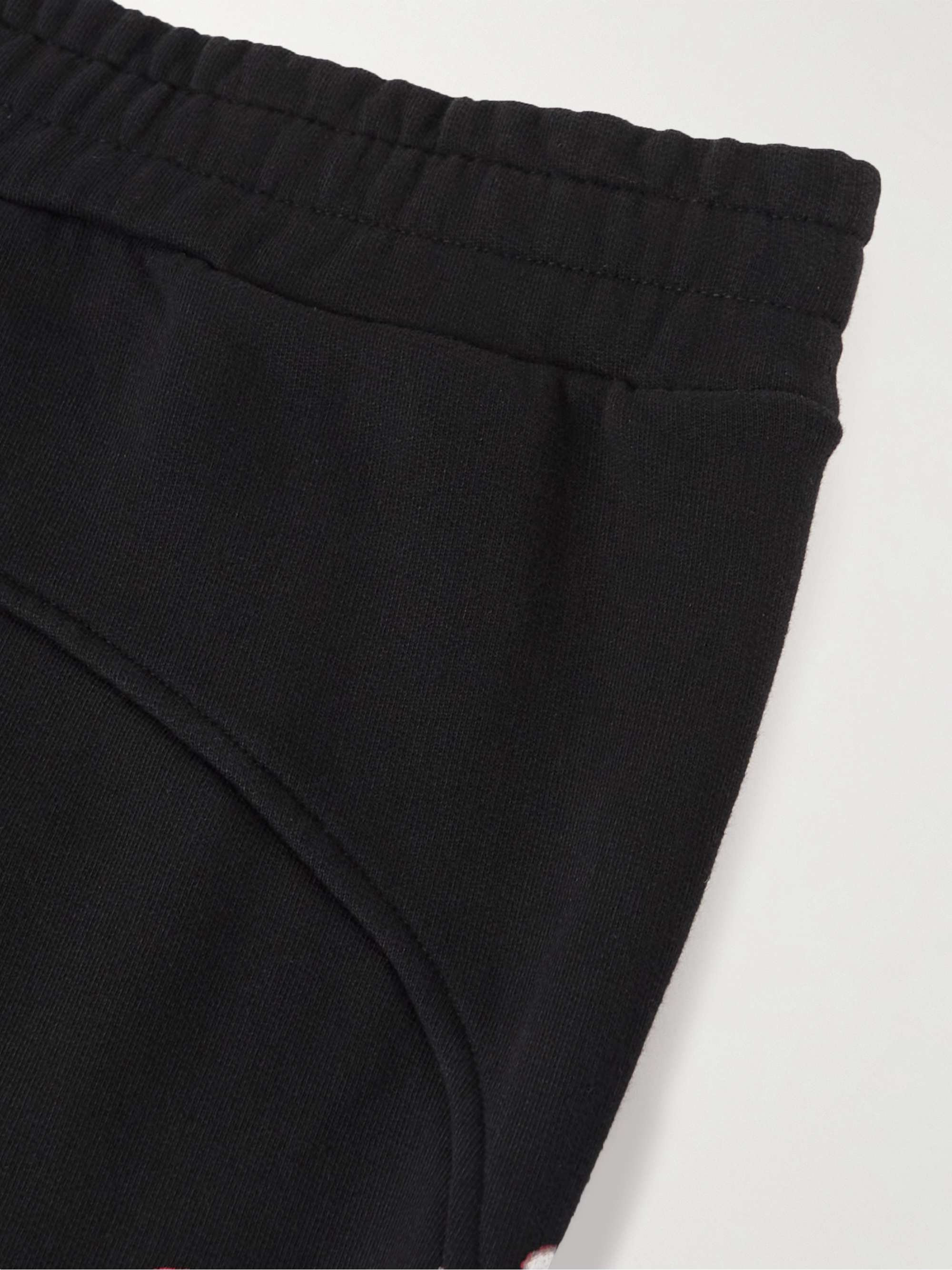 JW ANDERSON + Carrie Tiara Tapered Printed Cotton-Jersey Sweatpants