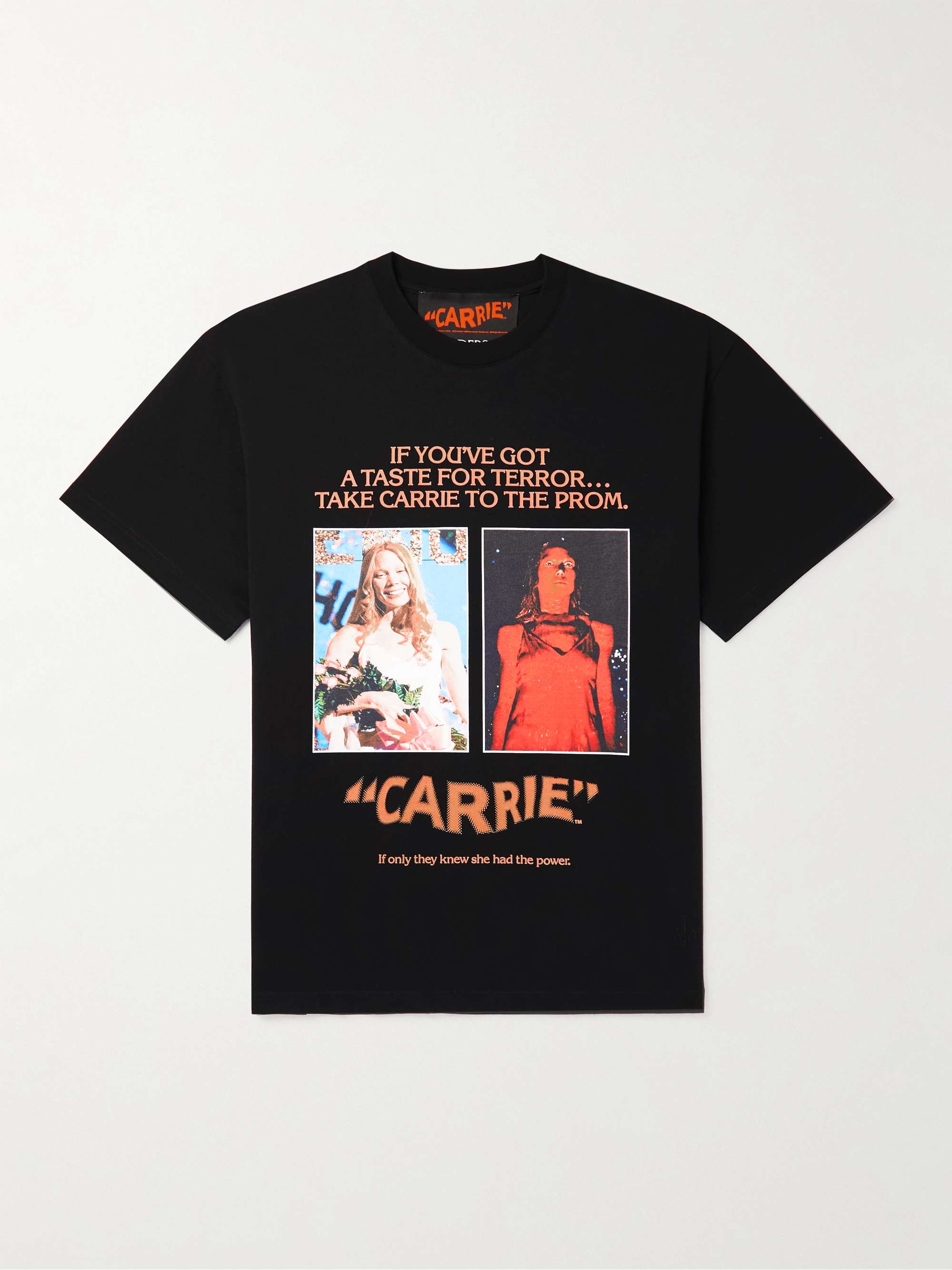 JW ANDERSON + Carrie Printed Cotton-Jersey Shirt