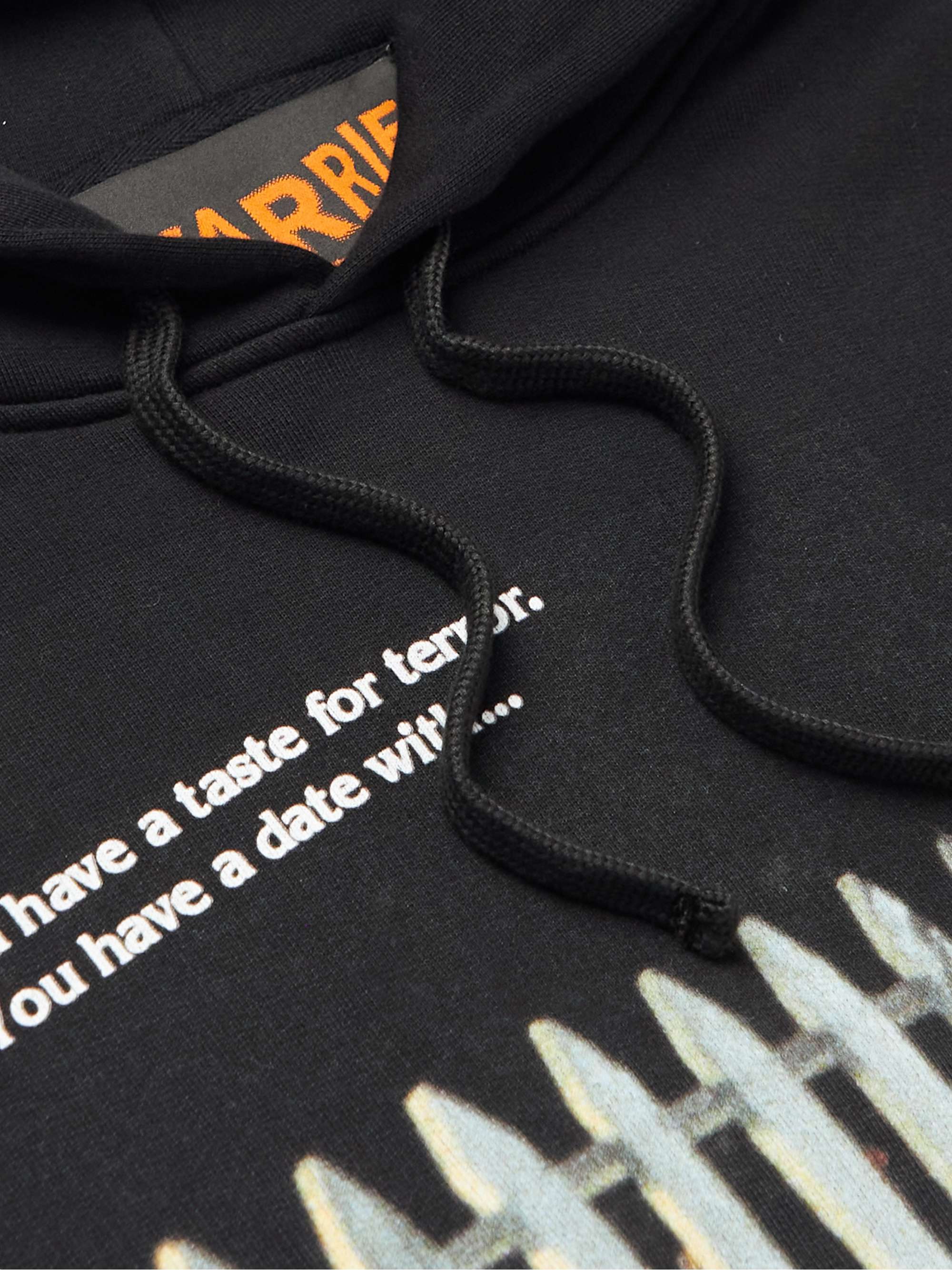 JW ANDERSON + Carrie Printed Cotton-Blend Jersey Hoodie