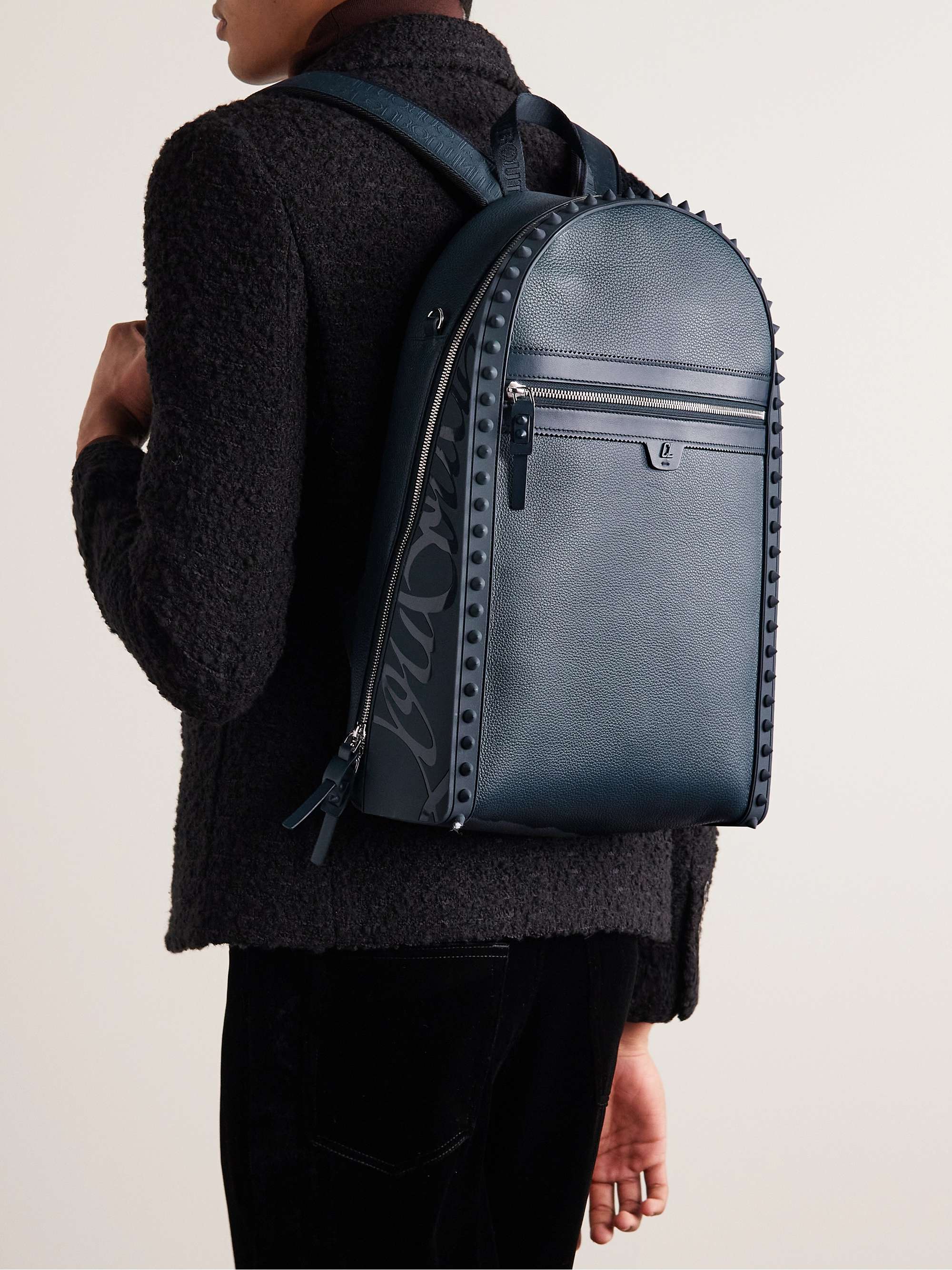 Backparis small - Backpack - Coated canva Techno CL and rubber