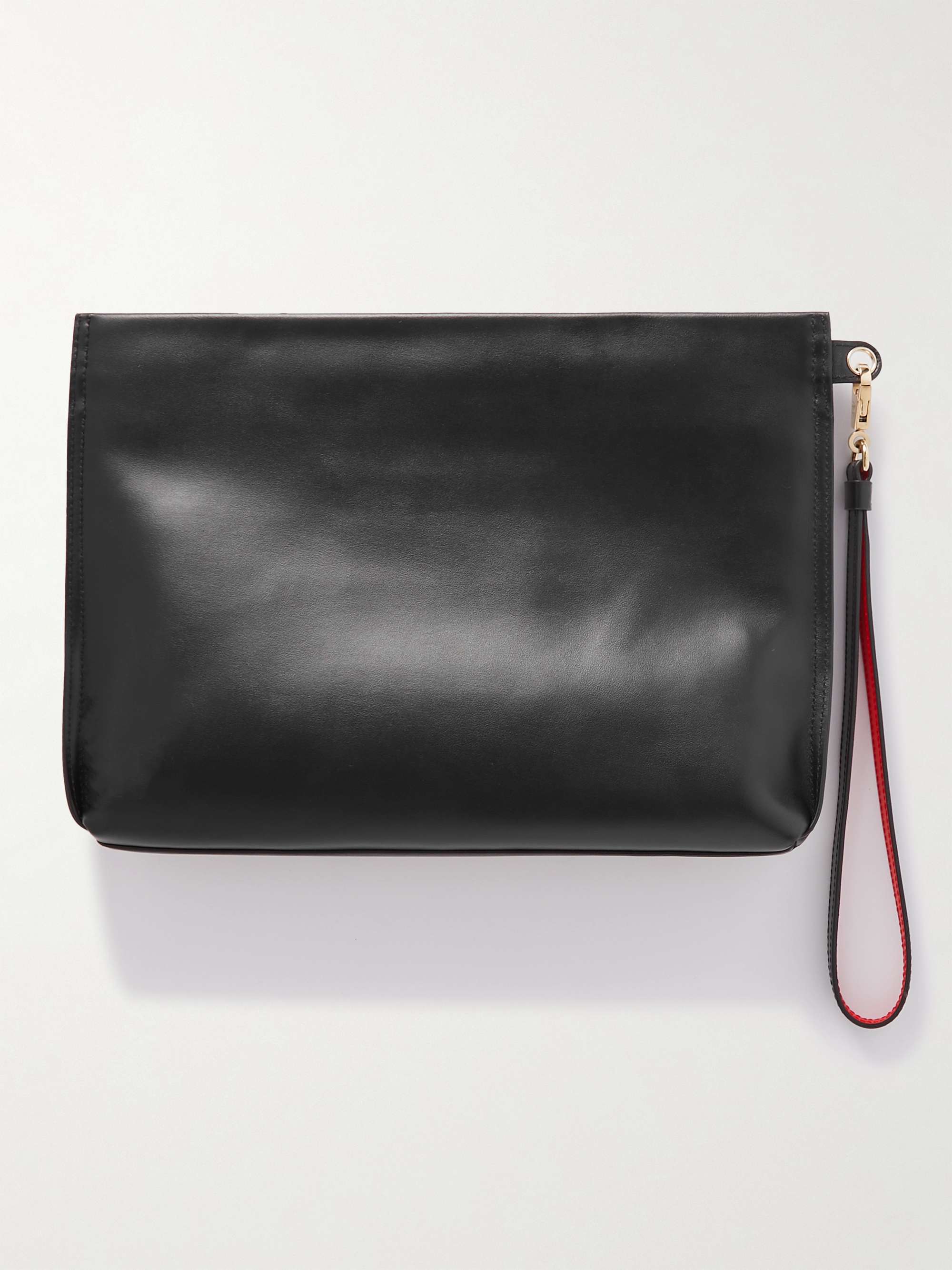 CHRISTIAN LOUBOUTIN City Studded Leather Pouch