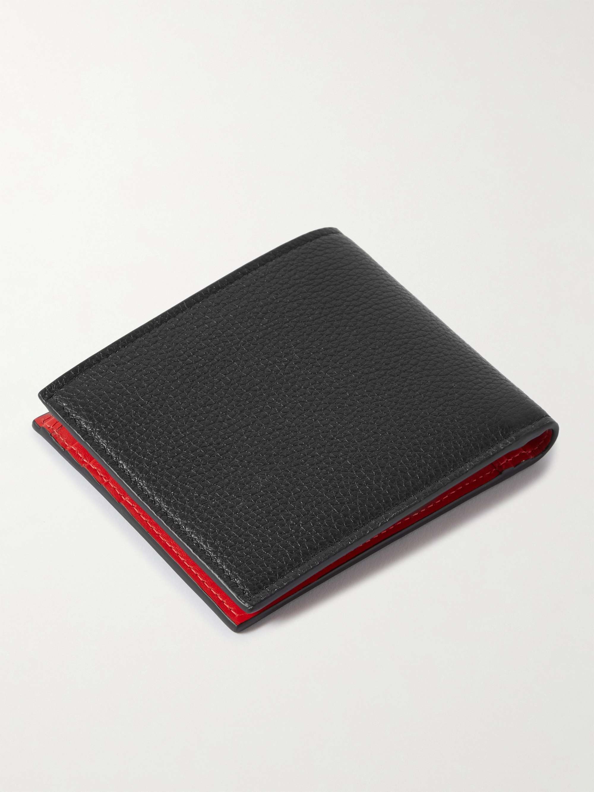 CHRISTIAN LOUBOUTIN Logo-Debossed Leather and PU Billfold Wallet