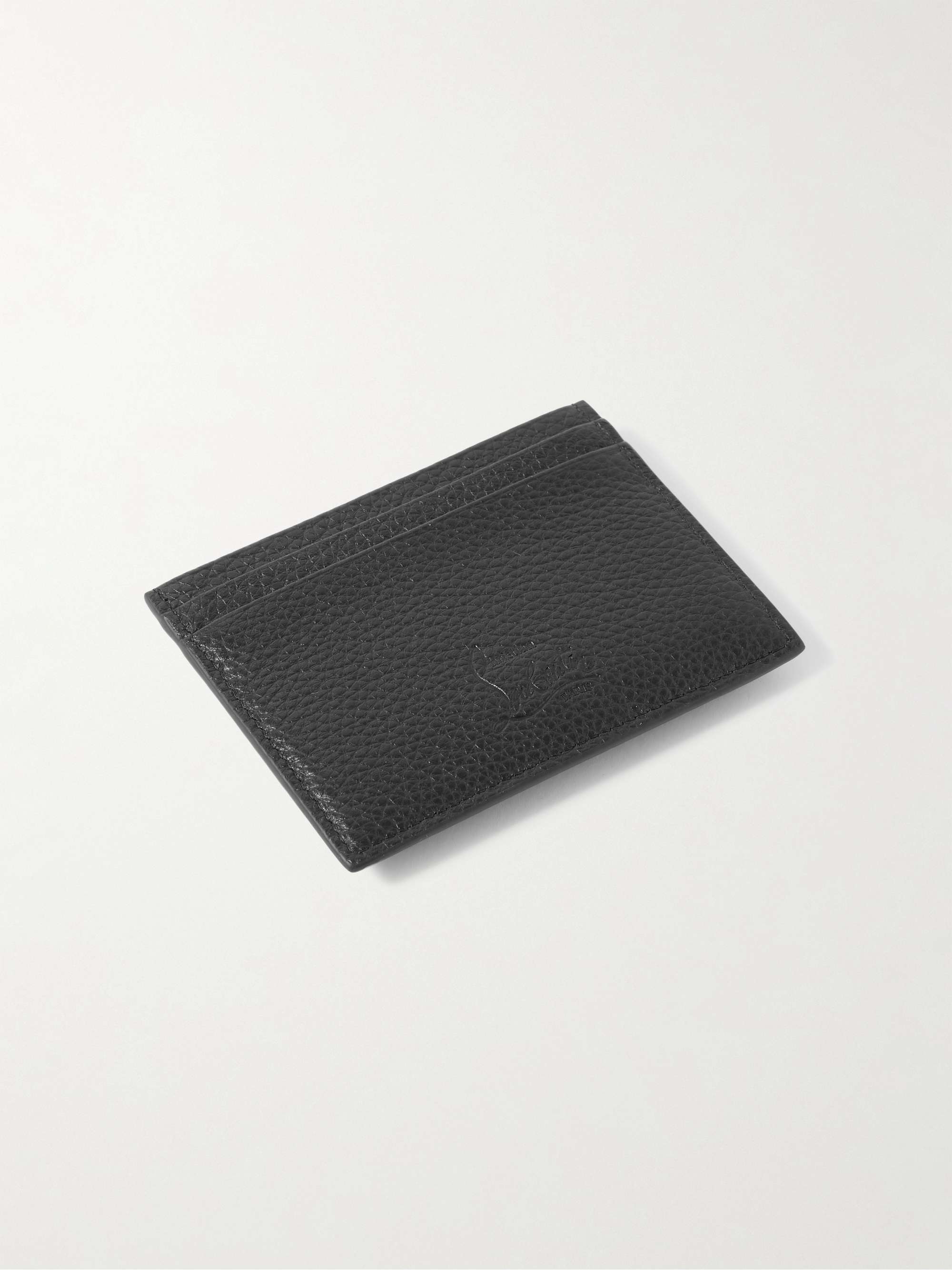 CHRISTIAN LOUBOUTIN Kios Studded Leather Cardholder