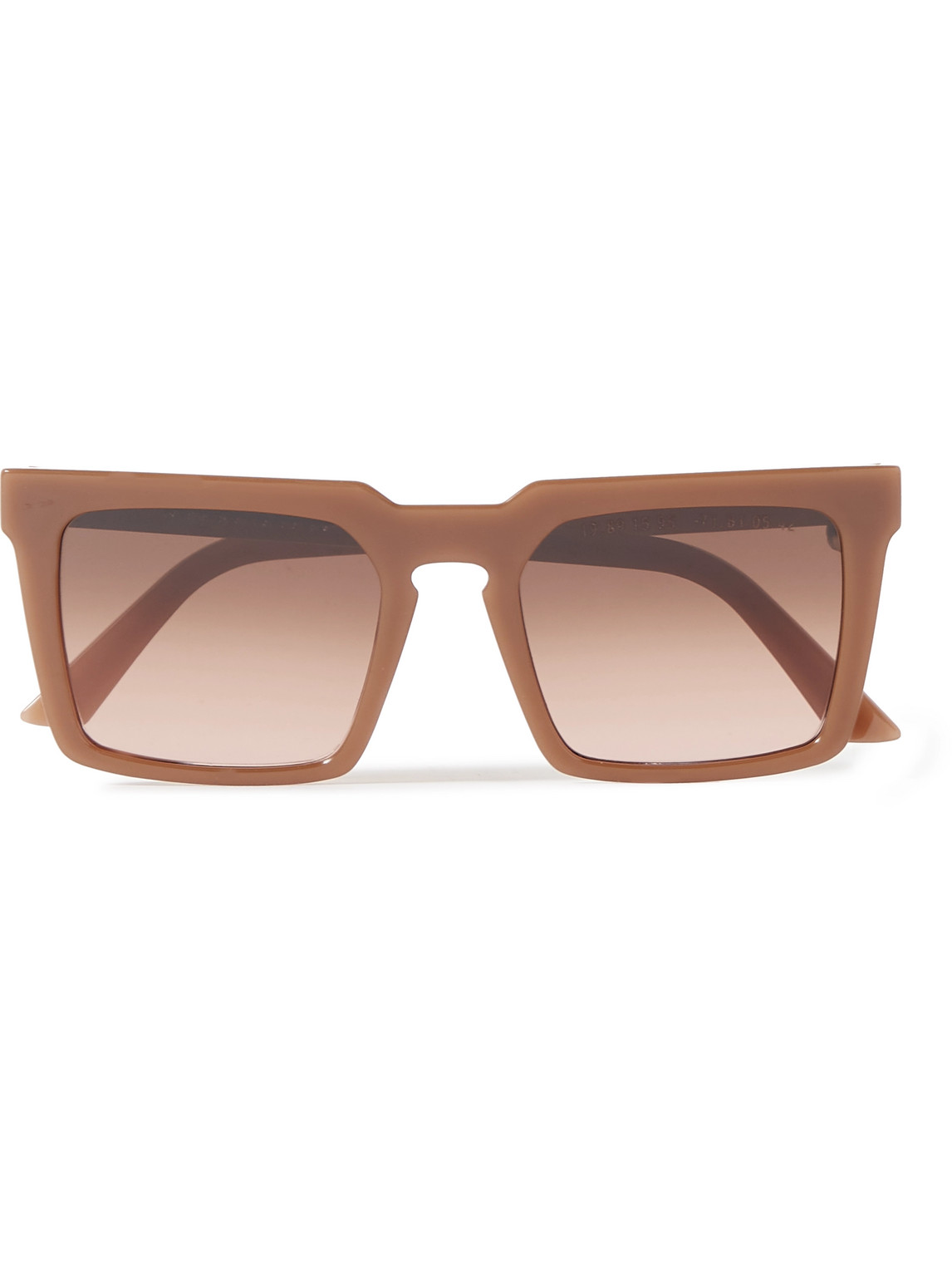 CLEAN WAVES TYPE 02 SQUARE-FRAME RECYCLED ACETATE SUNGLASSES