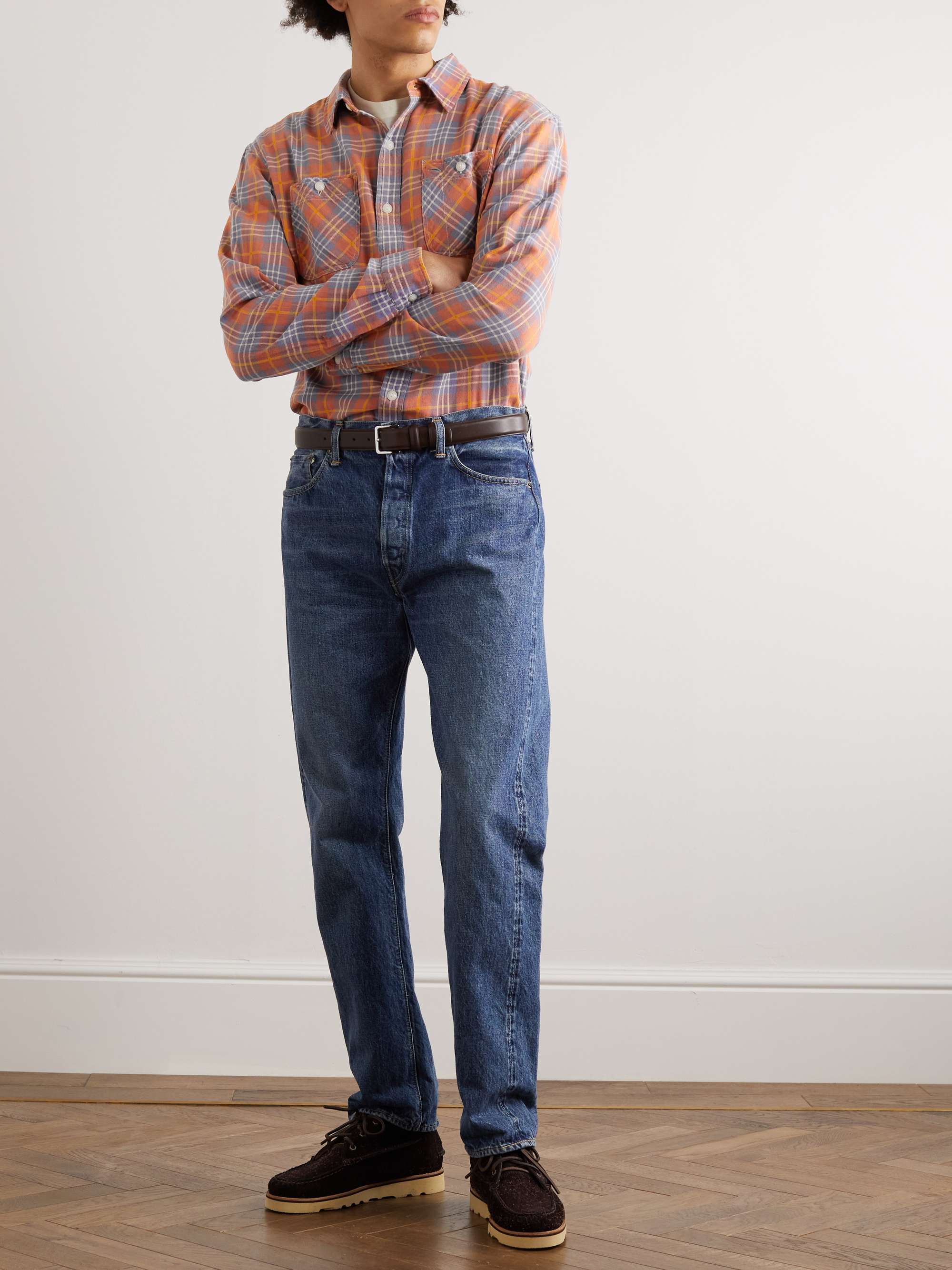RRL Checked Cotton-Twill Shirt