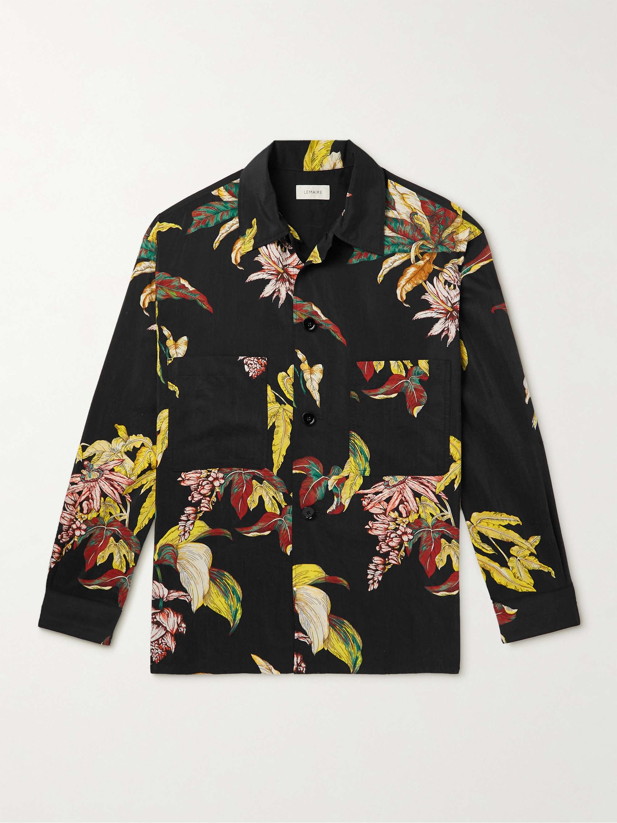 LEMAIRE FloralPrint SilkBlend Shirt MR PORTER