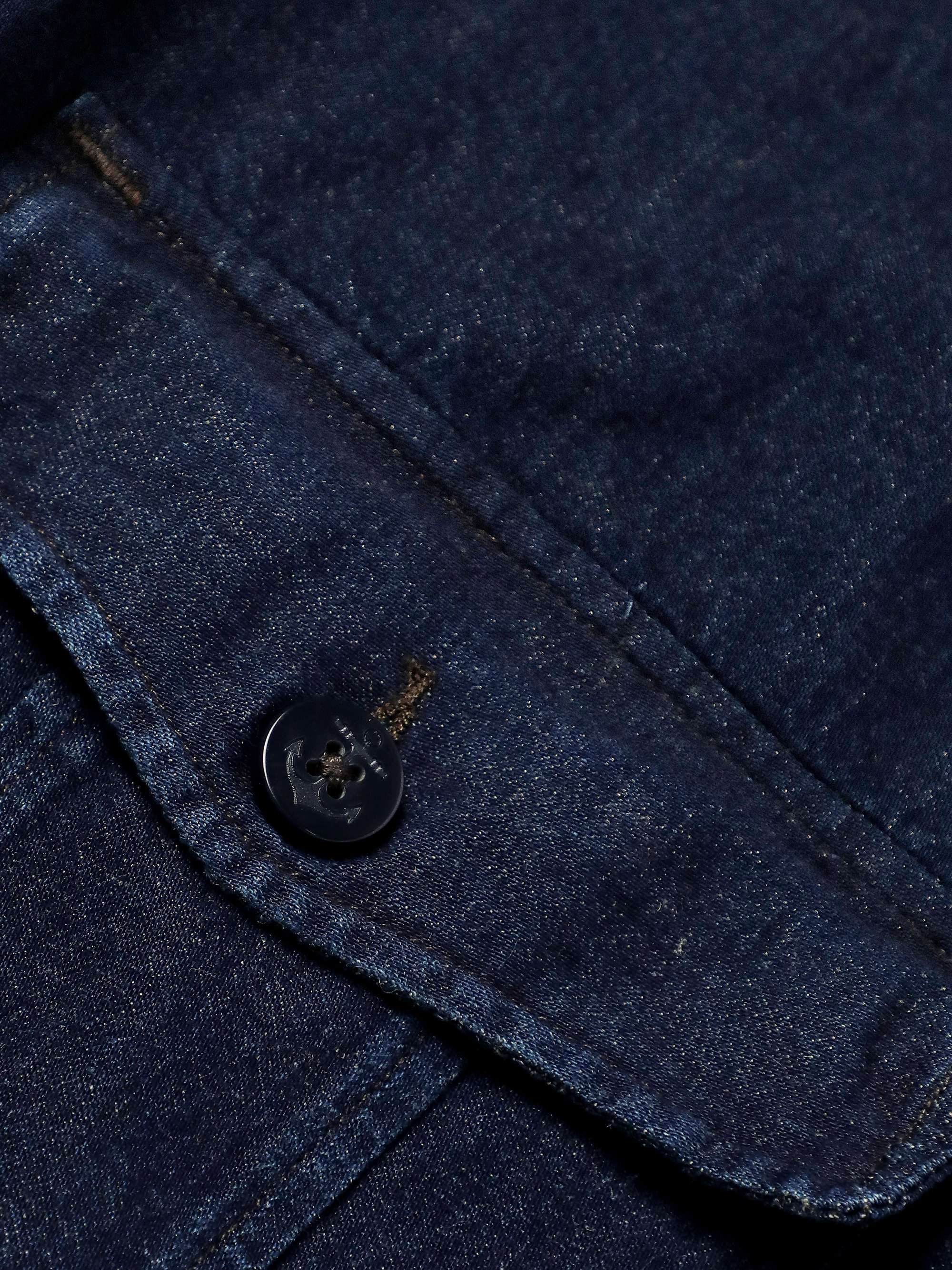 RRL Slim-Fit Indigo-Dyed Denim Overshirt
