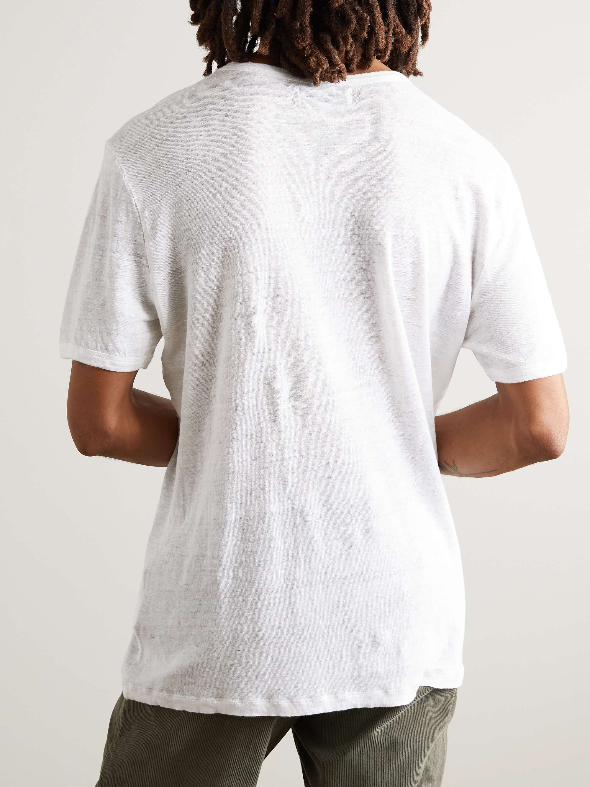 OFFICINE GÉNÉRALE Stretch-Linen T-Shirt
