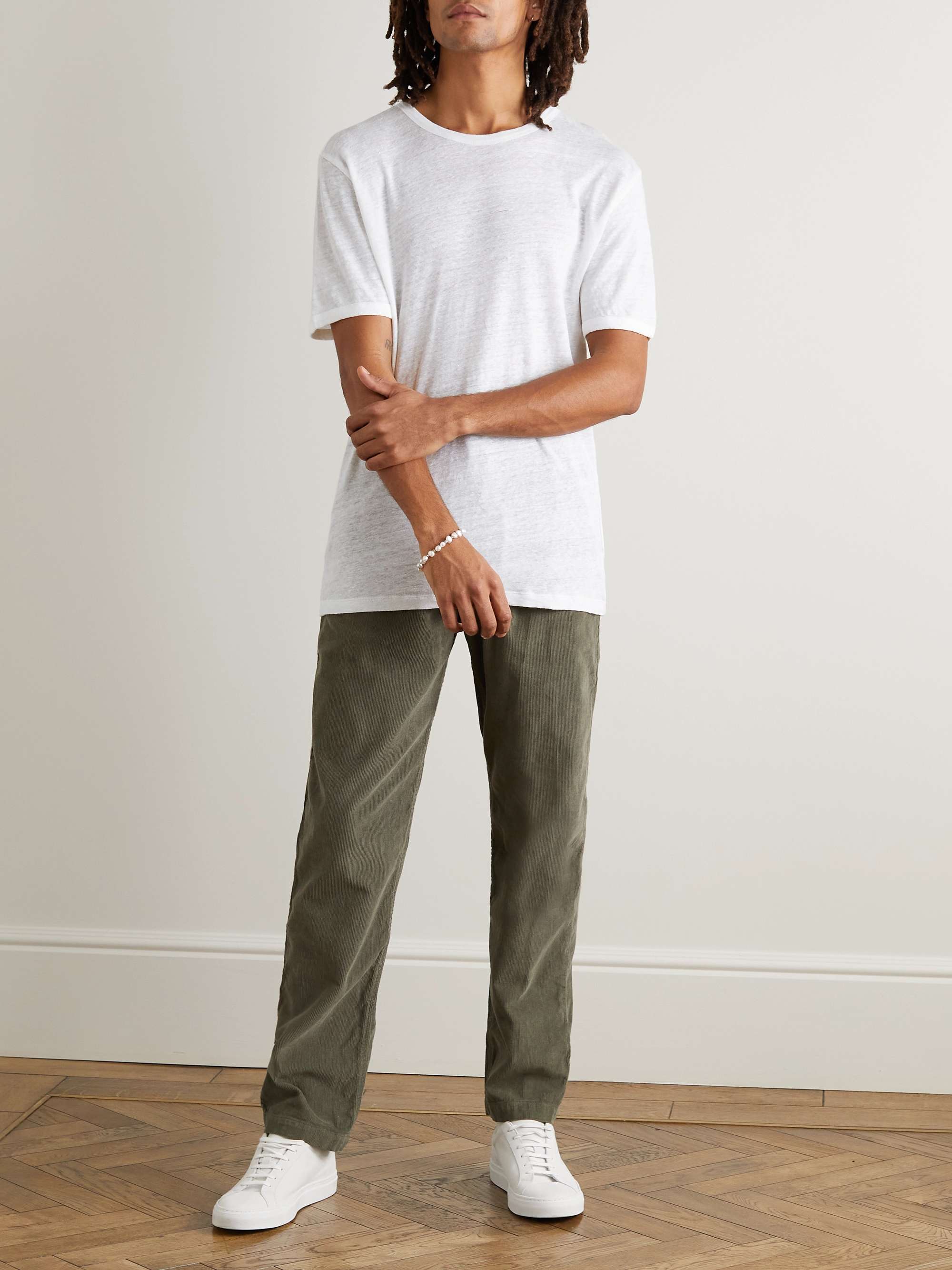 OFFICINE GÉNÉRALE Stretch-Linen T-Shirt for Men | MR PORTER