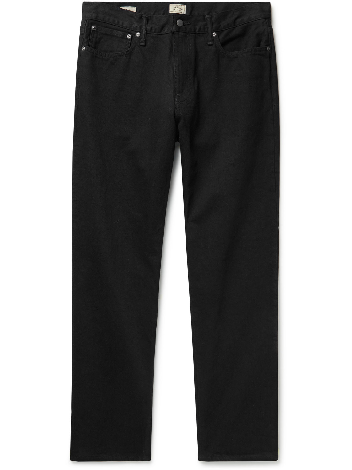 J.crew Straight-leg Jeans In Black