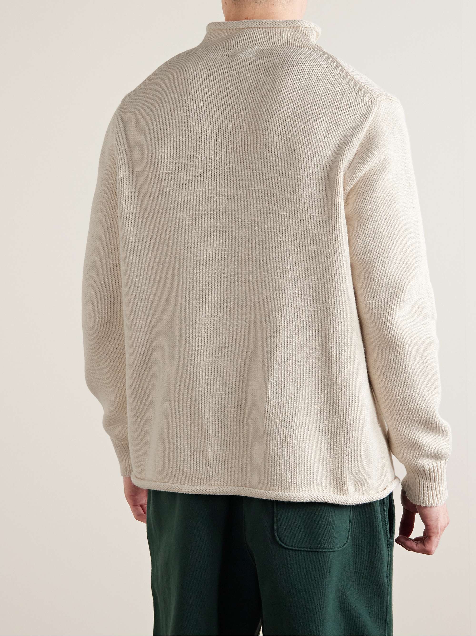 J.CREW Cotton Rollneck Sweater