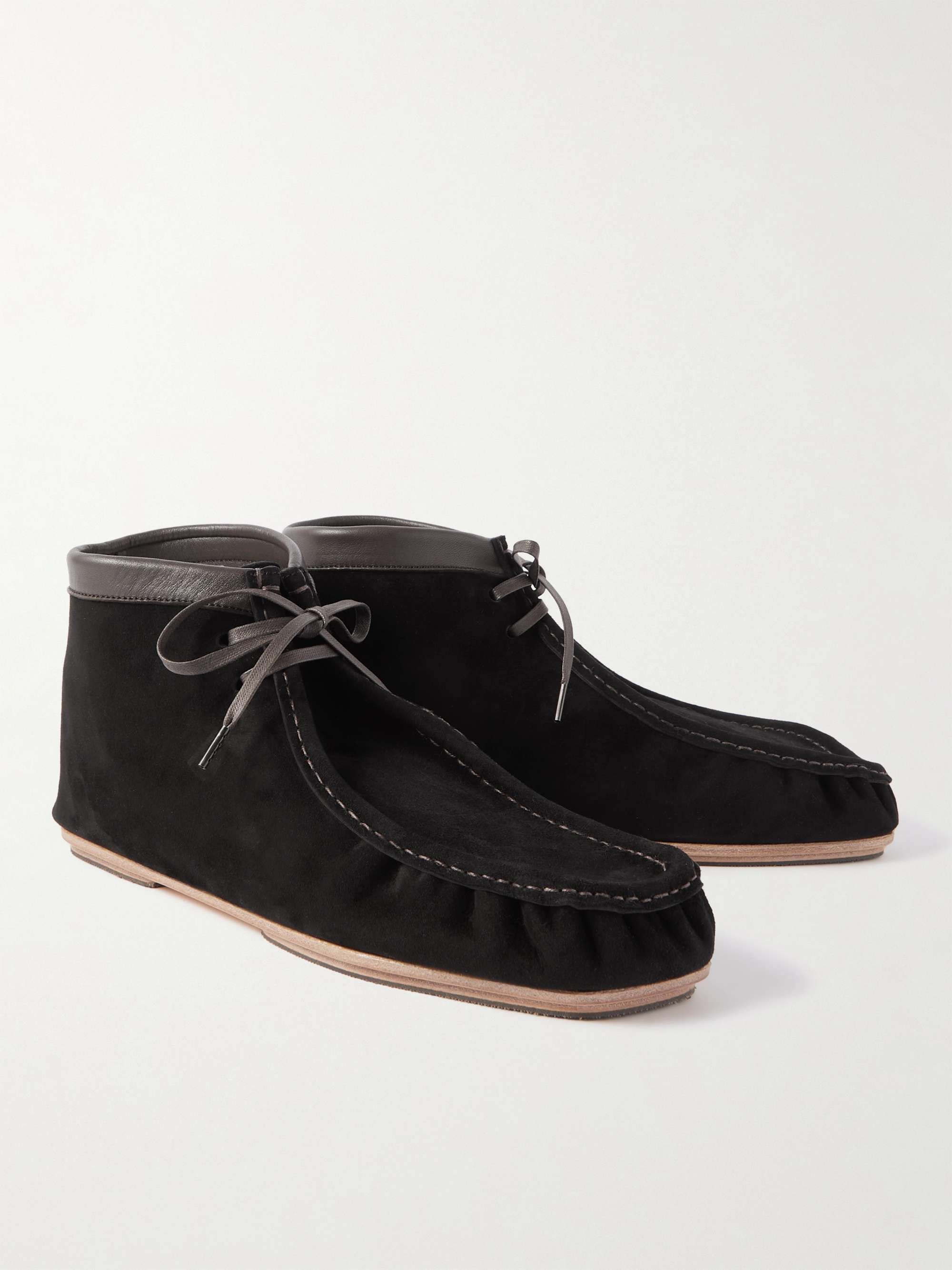 AURALEE Suede Desert Boots
