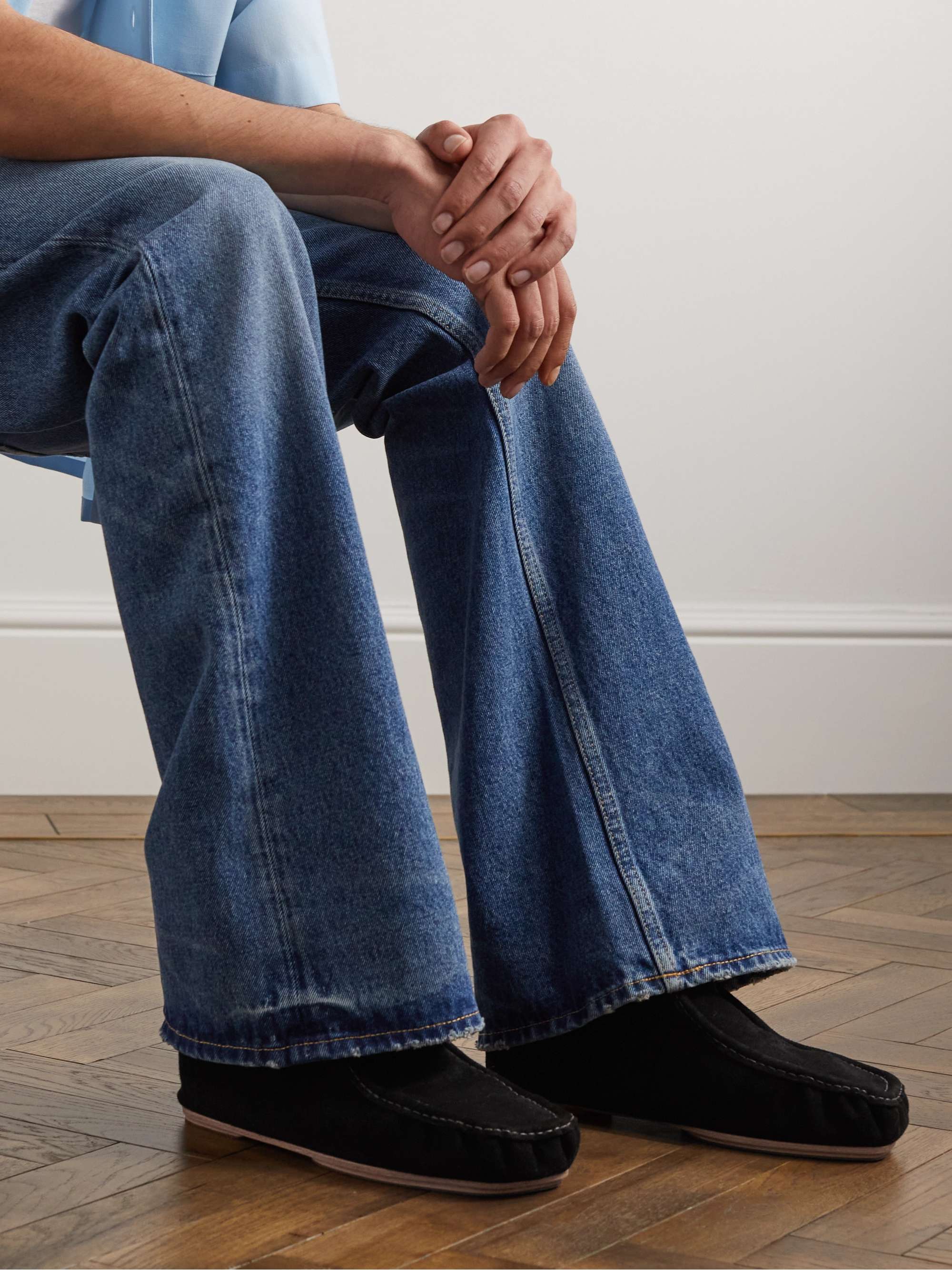 AURALEE Suede Desert Boots