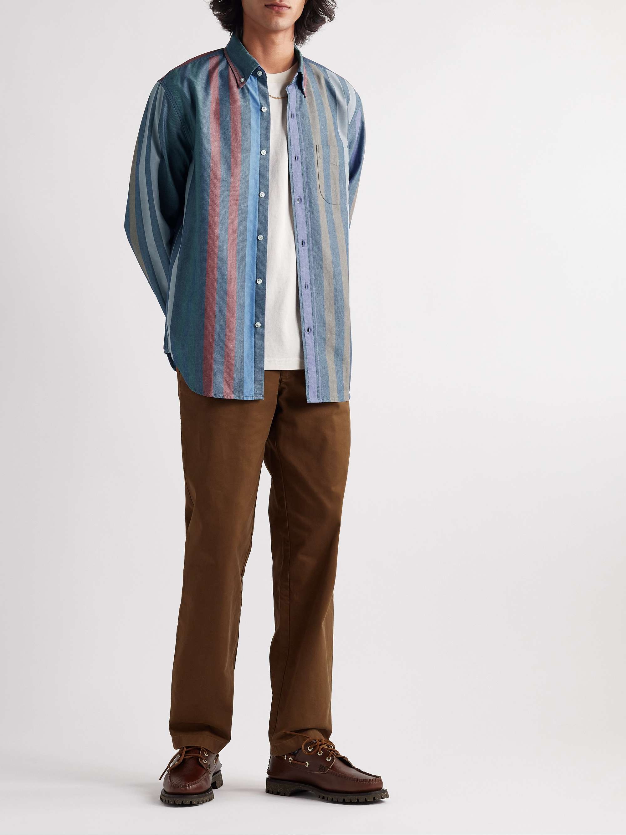 j crew oxford button down