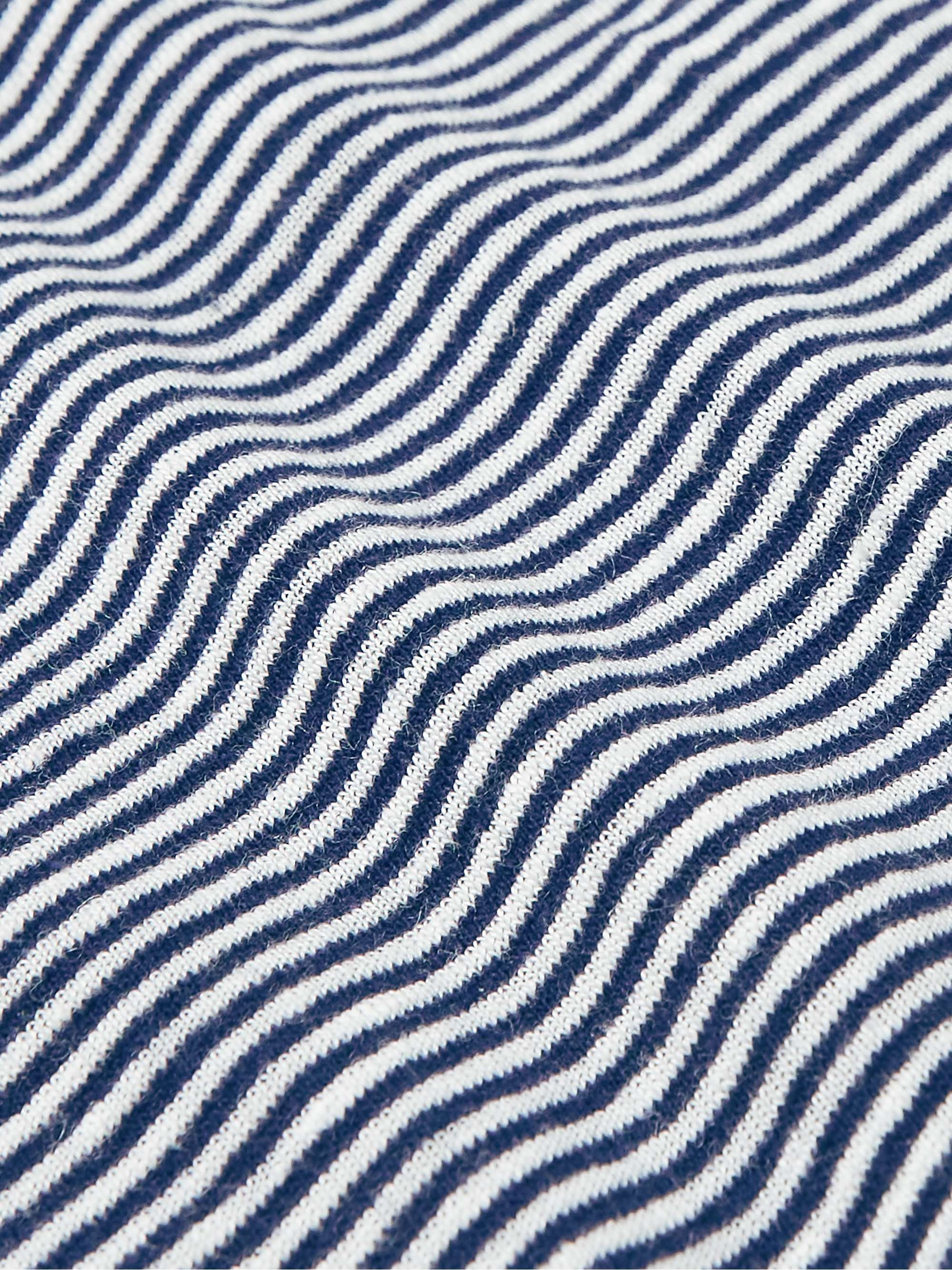OFFICINE GÉNÉRALE Striped Cotton and Linen-Blend T-Shirt