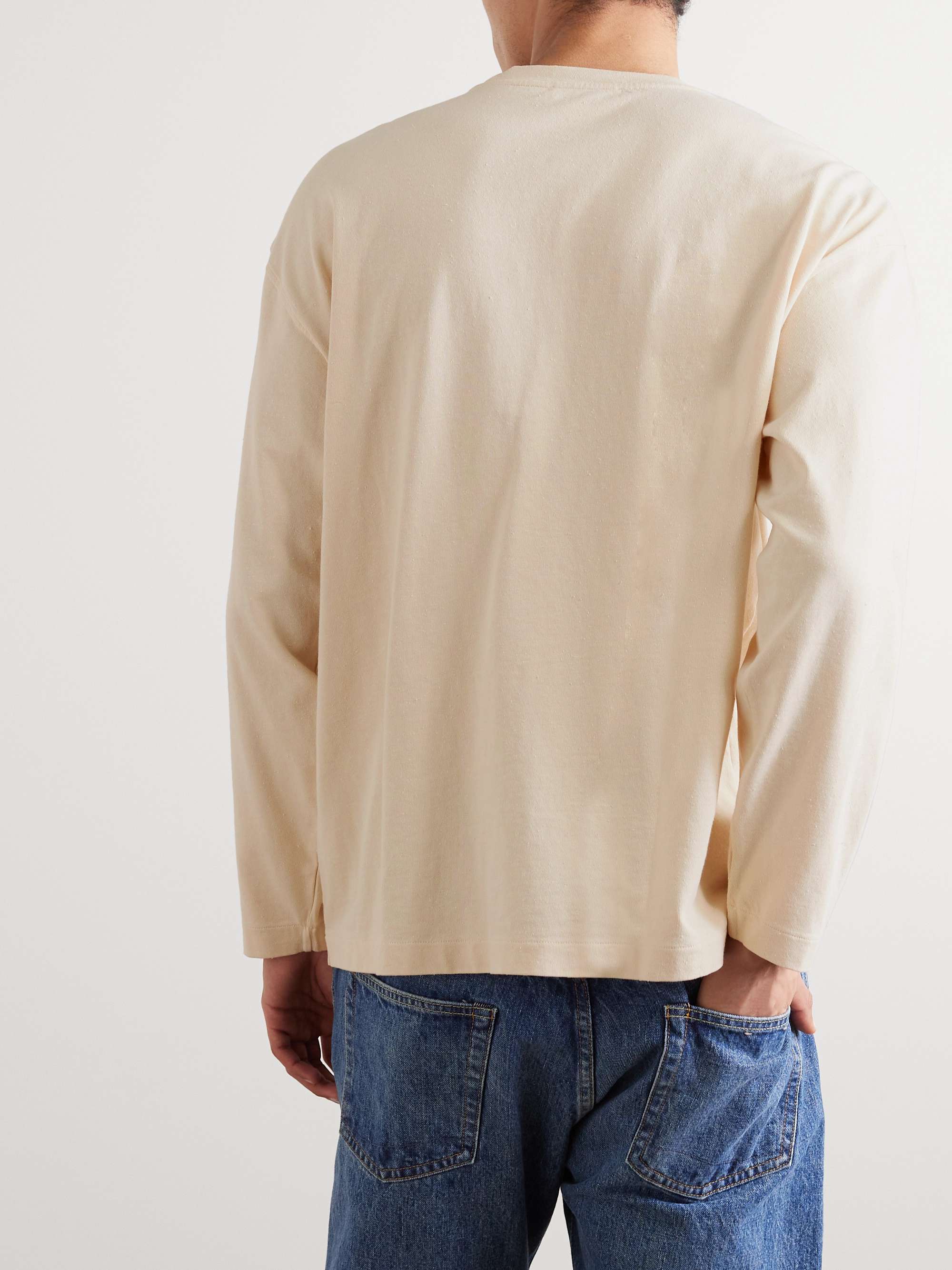YMC Monterey Embroidered Cotton-Jersey T-Shirt