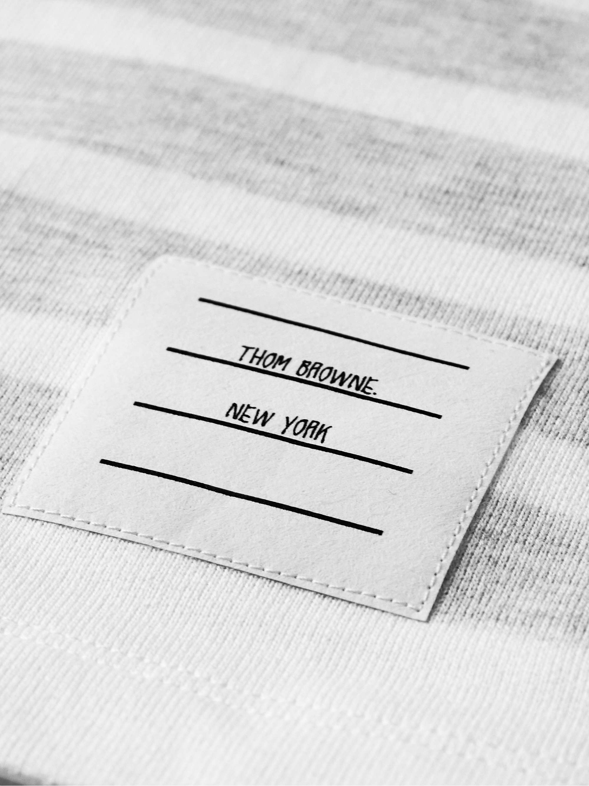 THOM BROWNE Straight-Leg Striped Cotton-Blend Jersey Drawstring Shorts