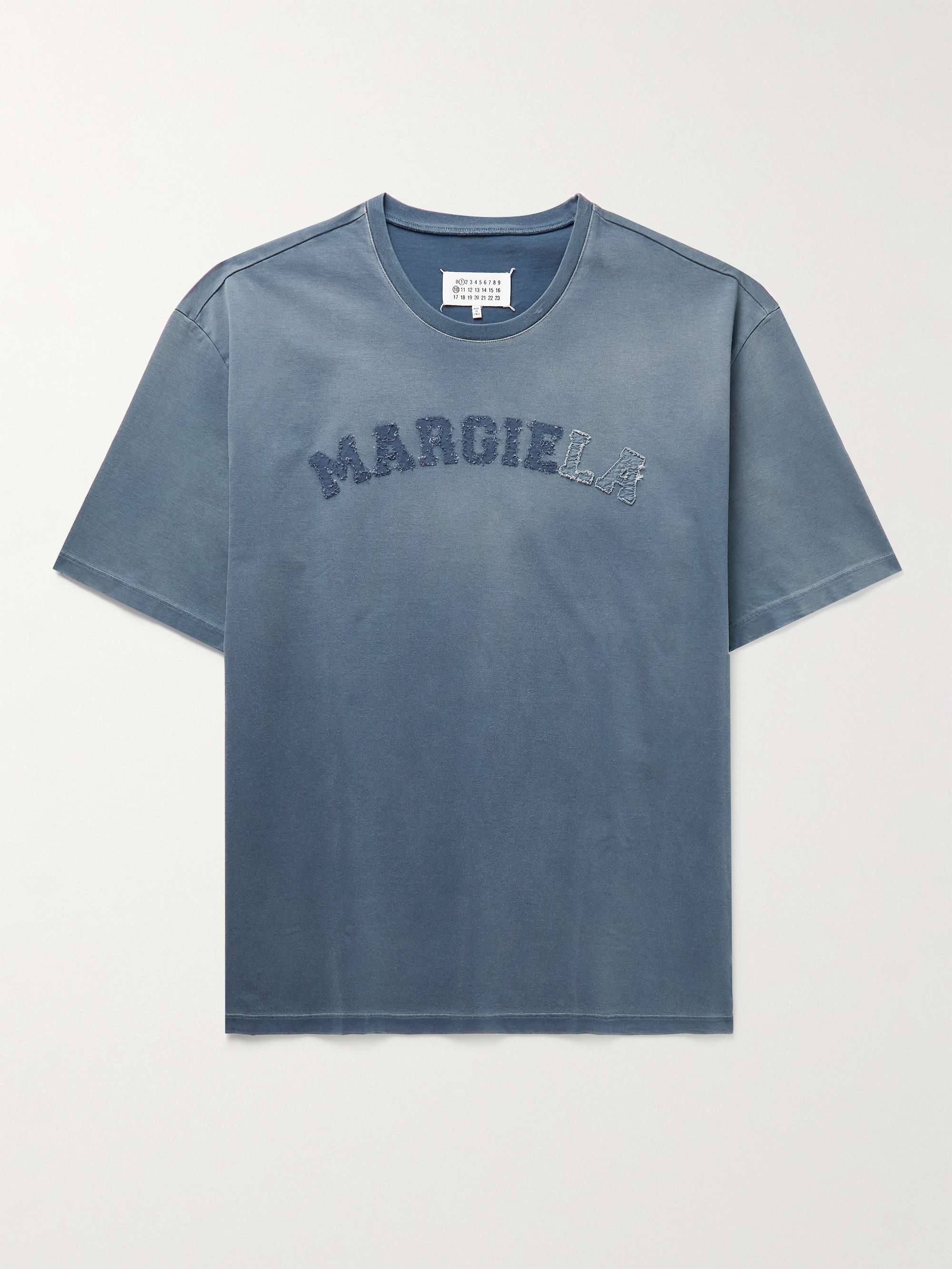 MAISON MARGIELA Logo-Appliquéd Cotton-Jersey T-Shirt for Men | MR PORTER