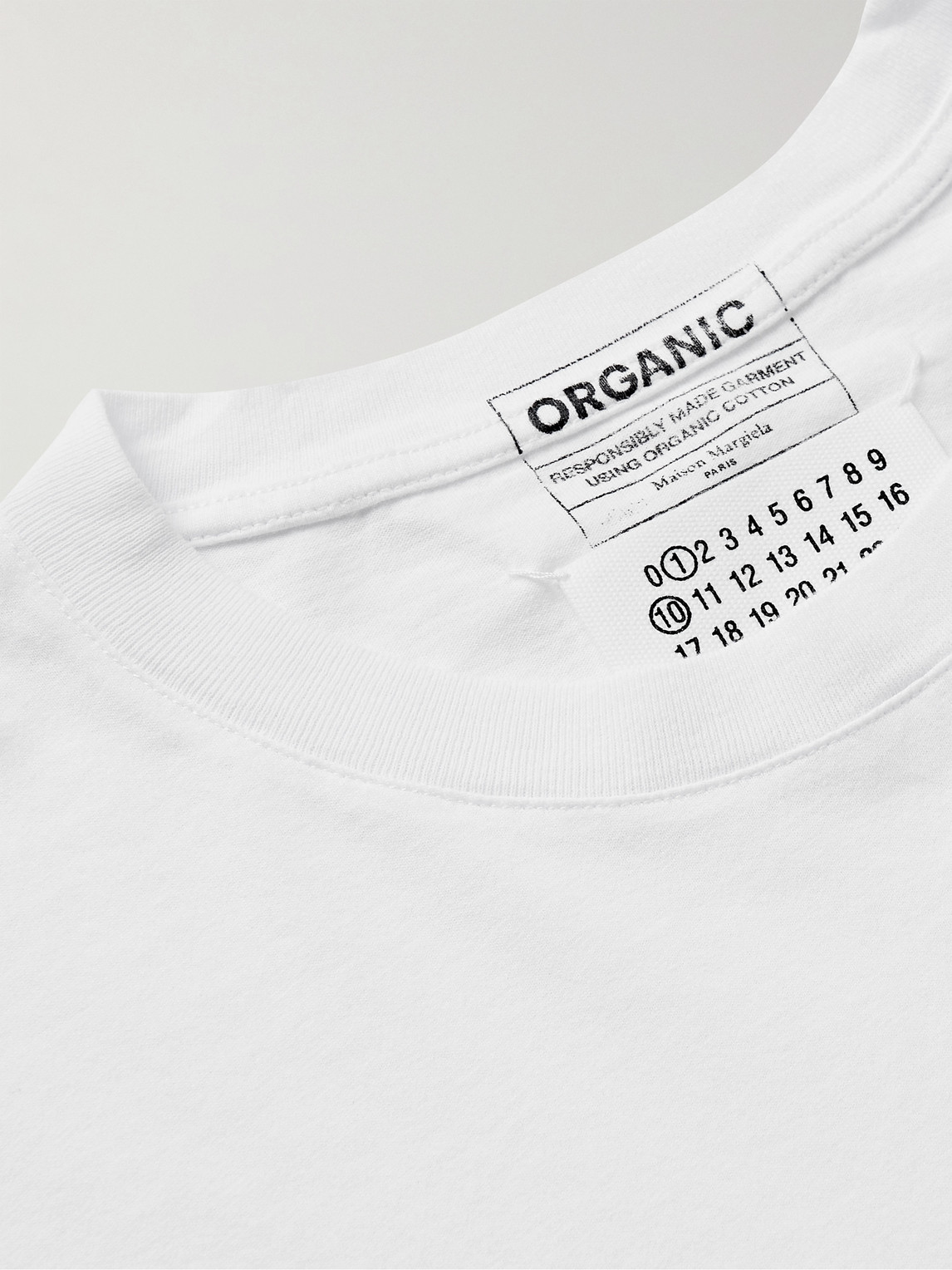 Shop Maison Margiela Three-pack Organic Cotton-jersey T-shirt In White