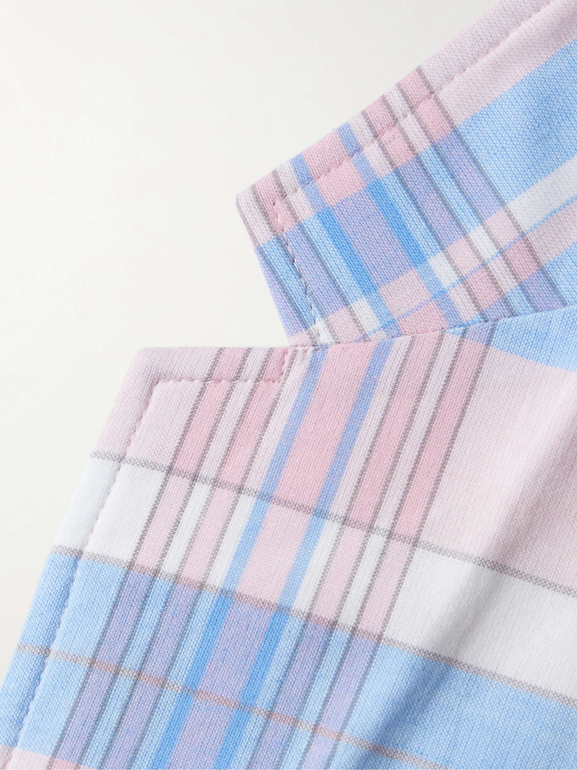 THOM BROWNE Checked Cotton Blazer