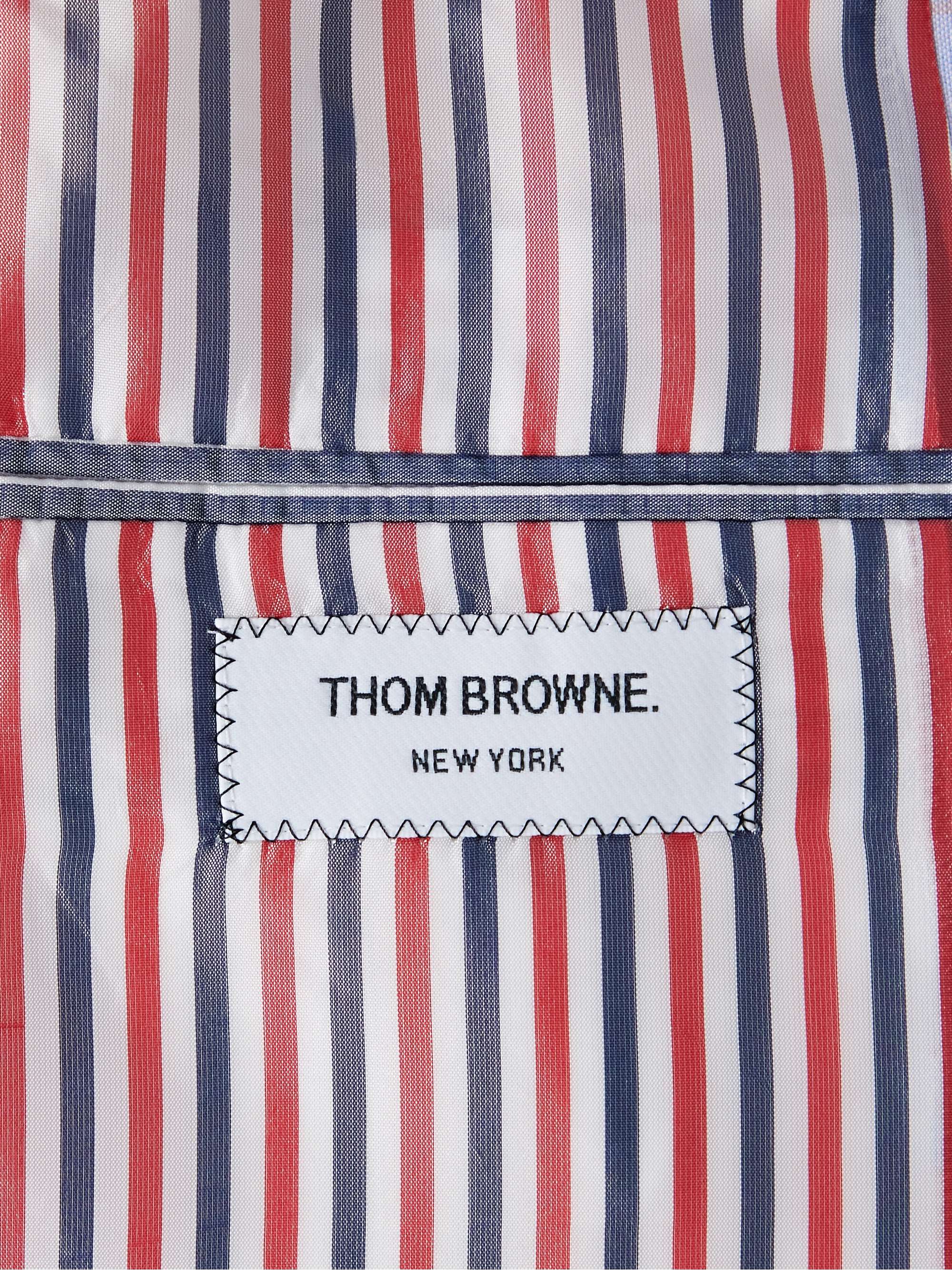 THOM BROWNE Checked Cotton Blazer