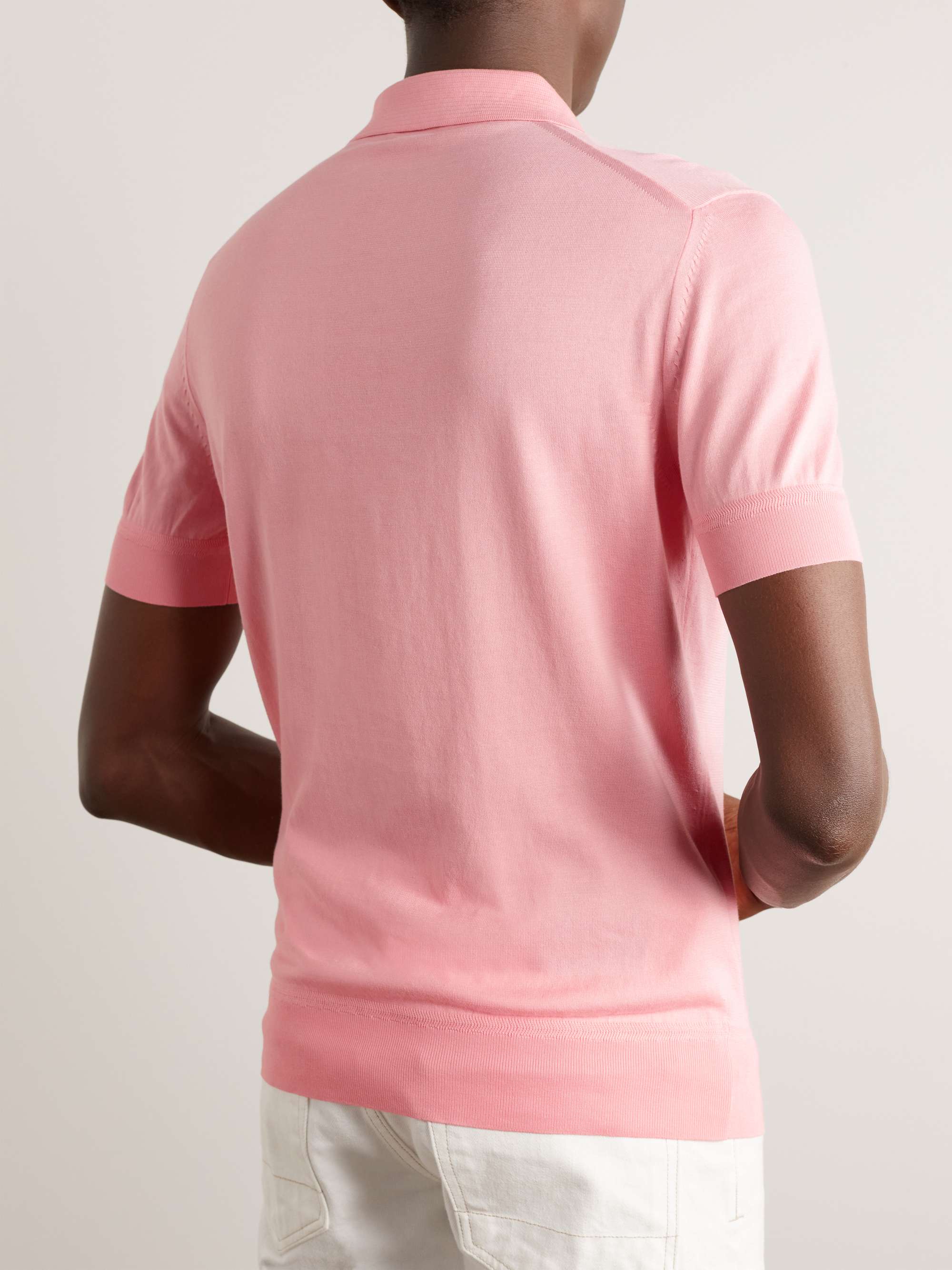 TOM FORD Slim-Fit Cashmere and Silk-Blend Polo Shirt