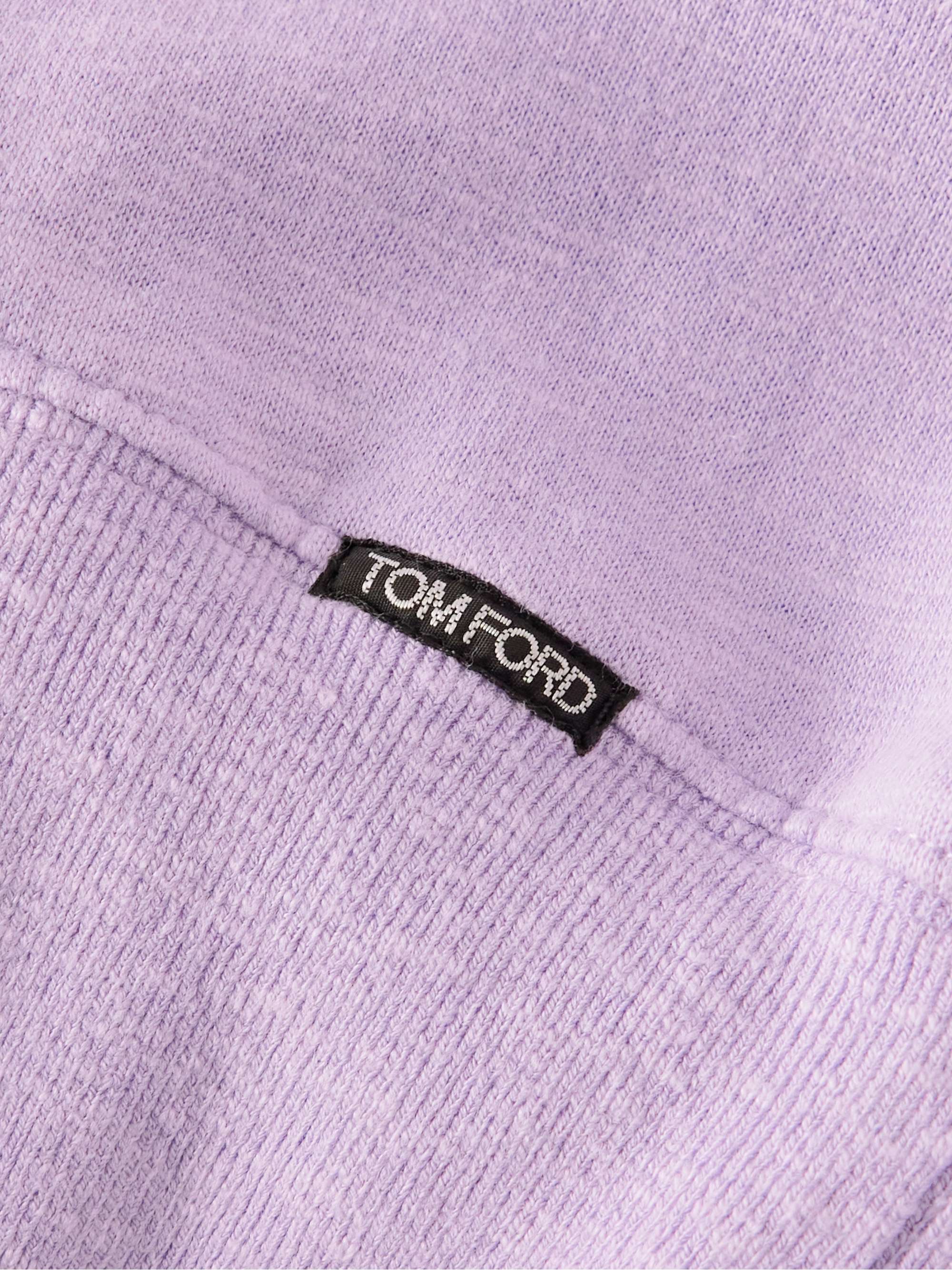 TOM FORD Brushed Cotton-Blend Jersey Sweatshirt