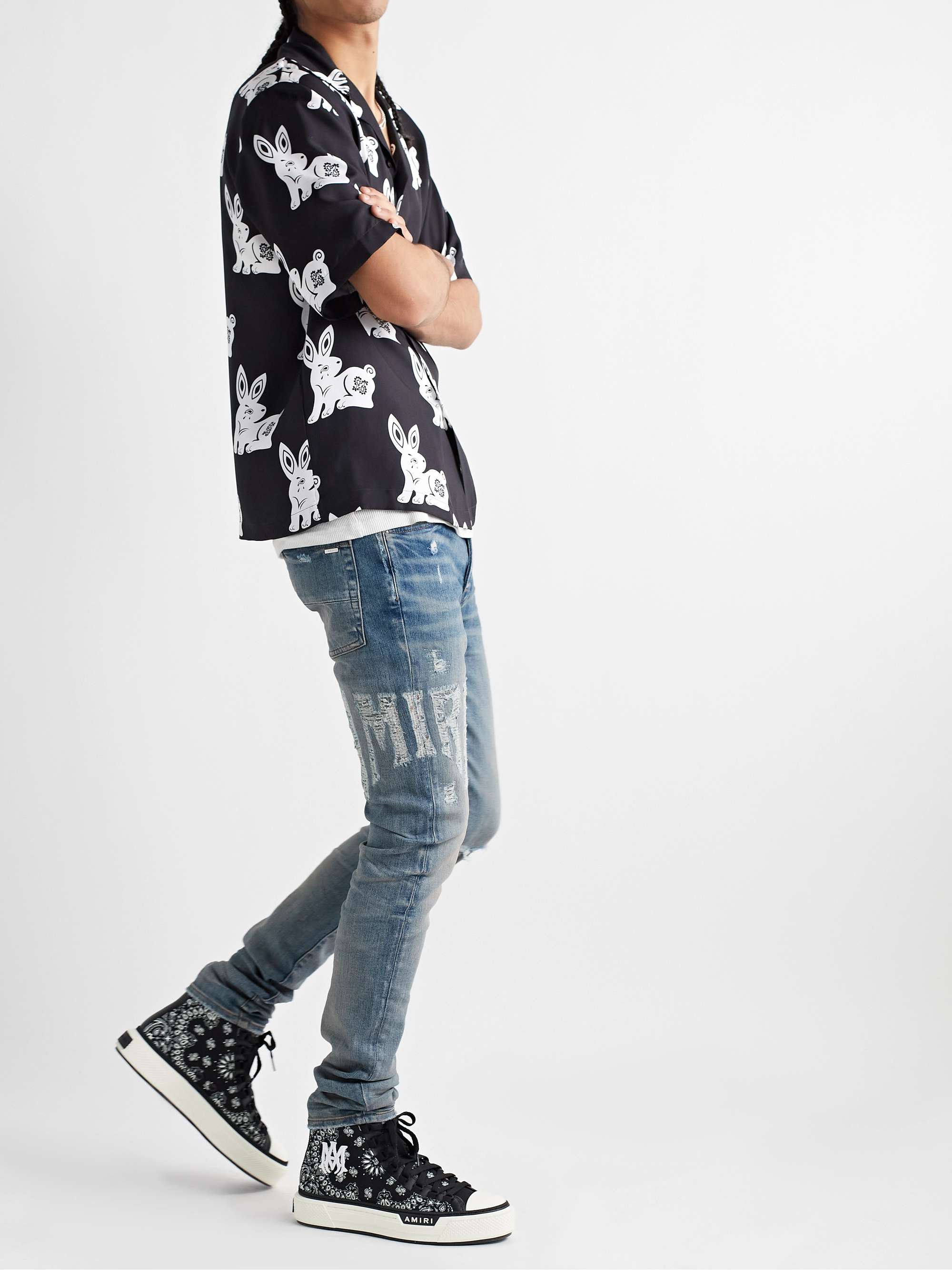 AMIRI Skinny-Fit Distressed Jeans