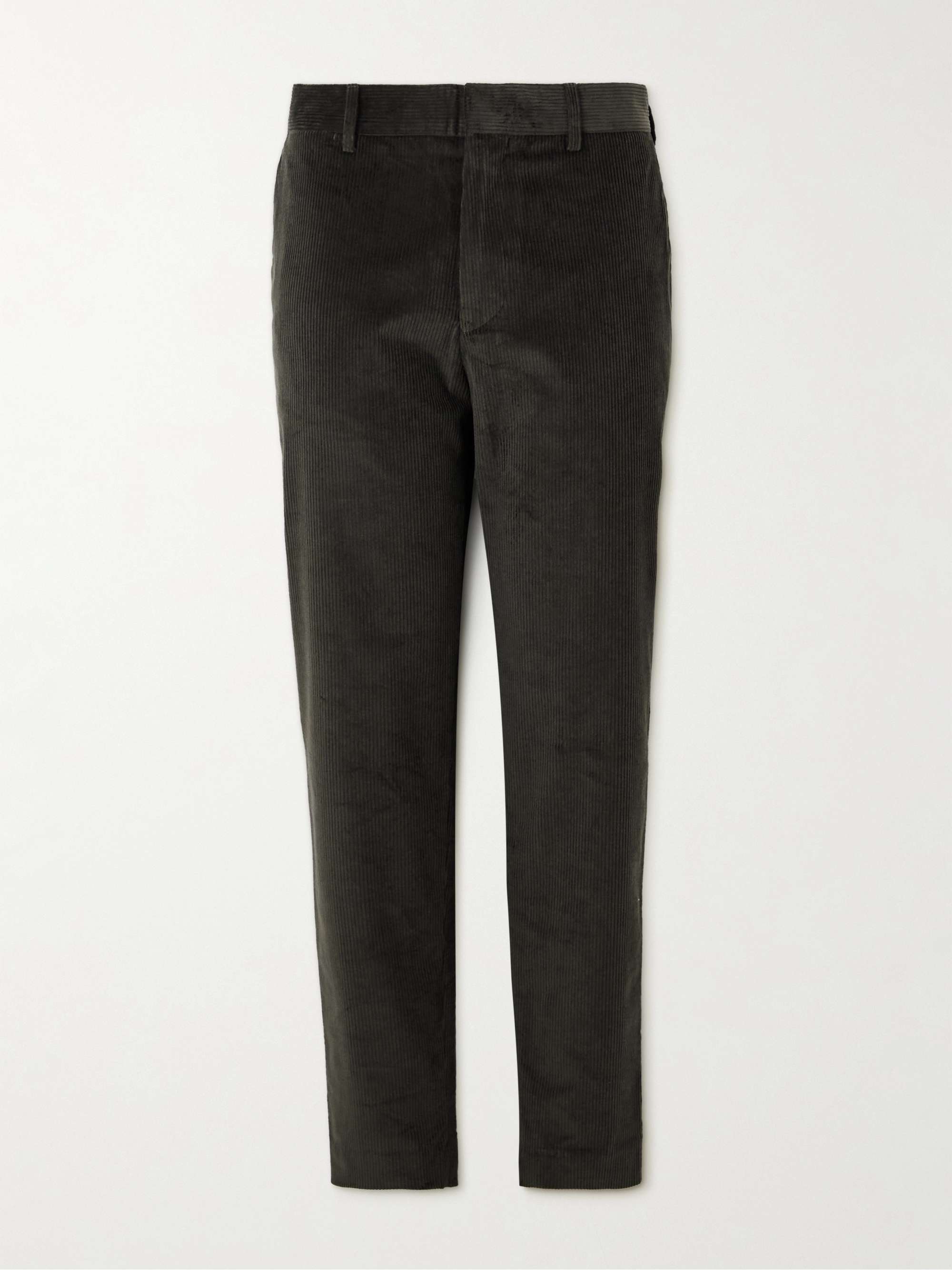 PAUL SMITH Tapered Cotton-Blend Corduroy Trousers for Men | MR PORTER