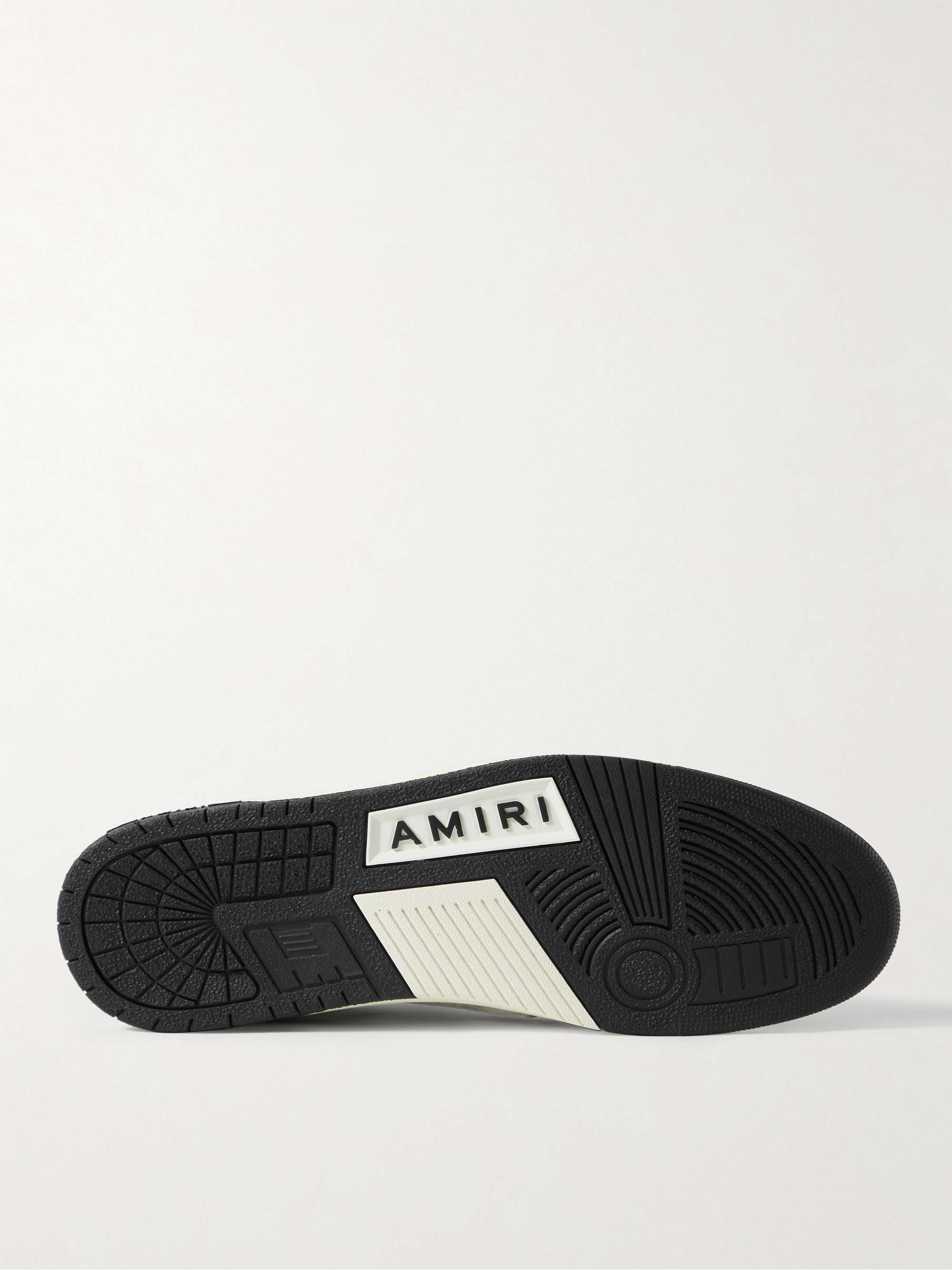 AMIRI Skel-Top Colour-Block Leather Sneakers