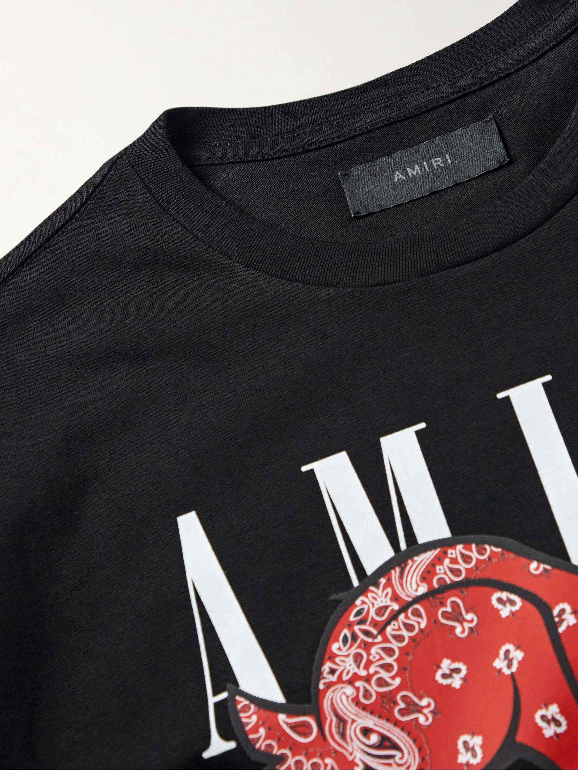 AMIRI Logo-Print Cotton-Jersey T-Shirt