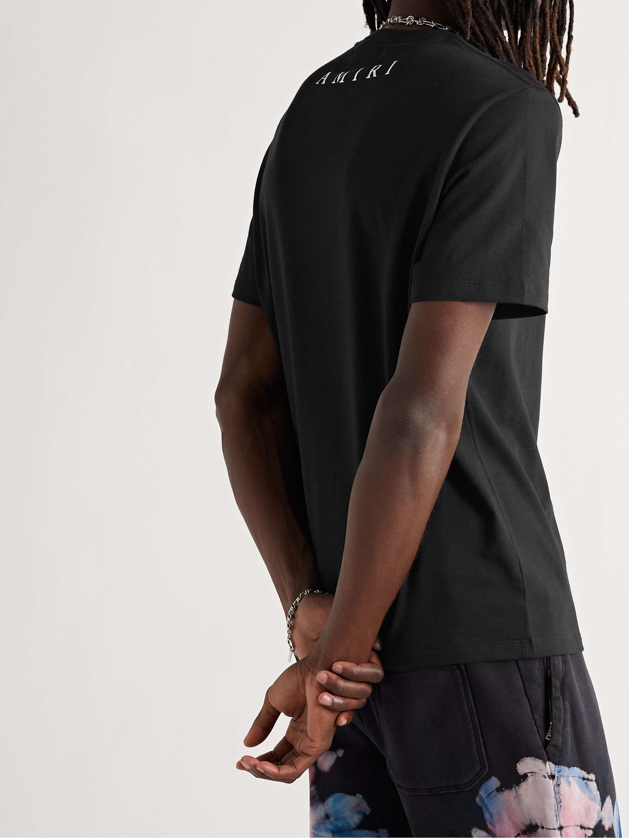 AMIRI Logo-Print Cotton-Jersey T-Shirt