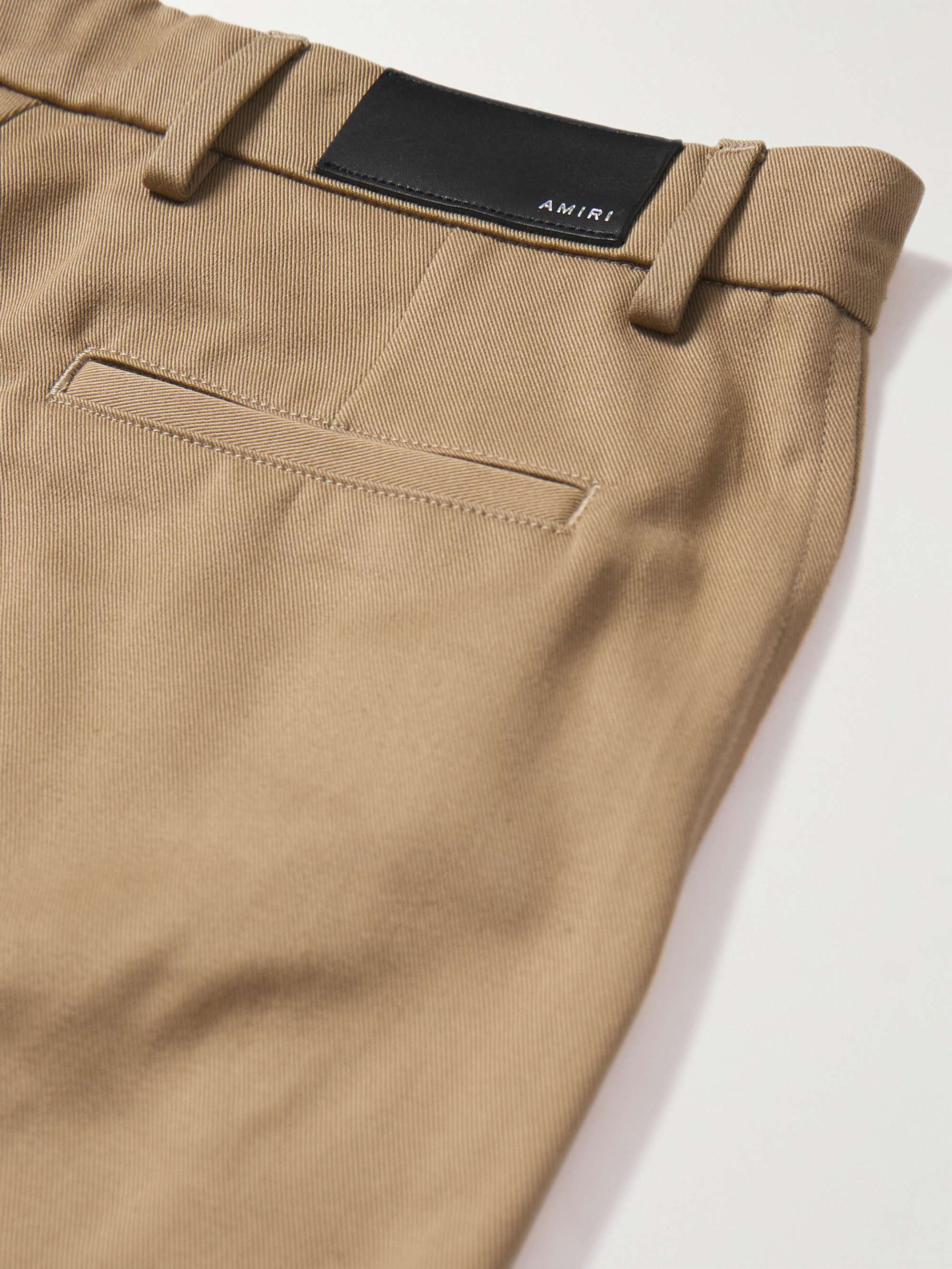 AMIRI Wide-Leg Cotton-Twill Chinos