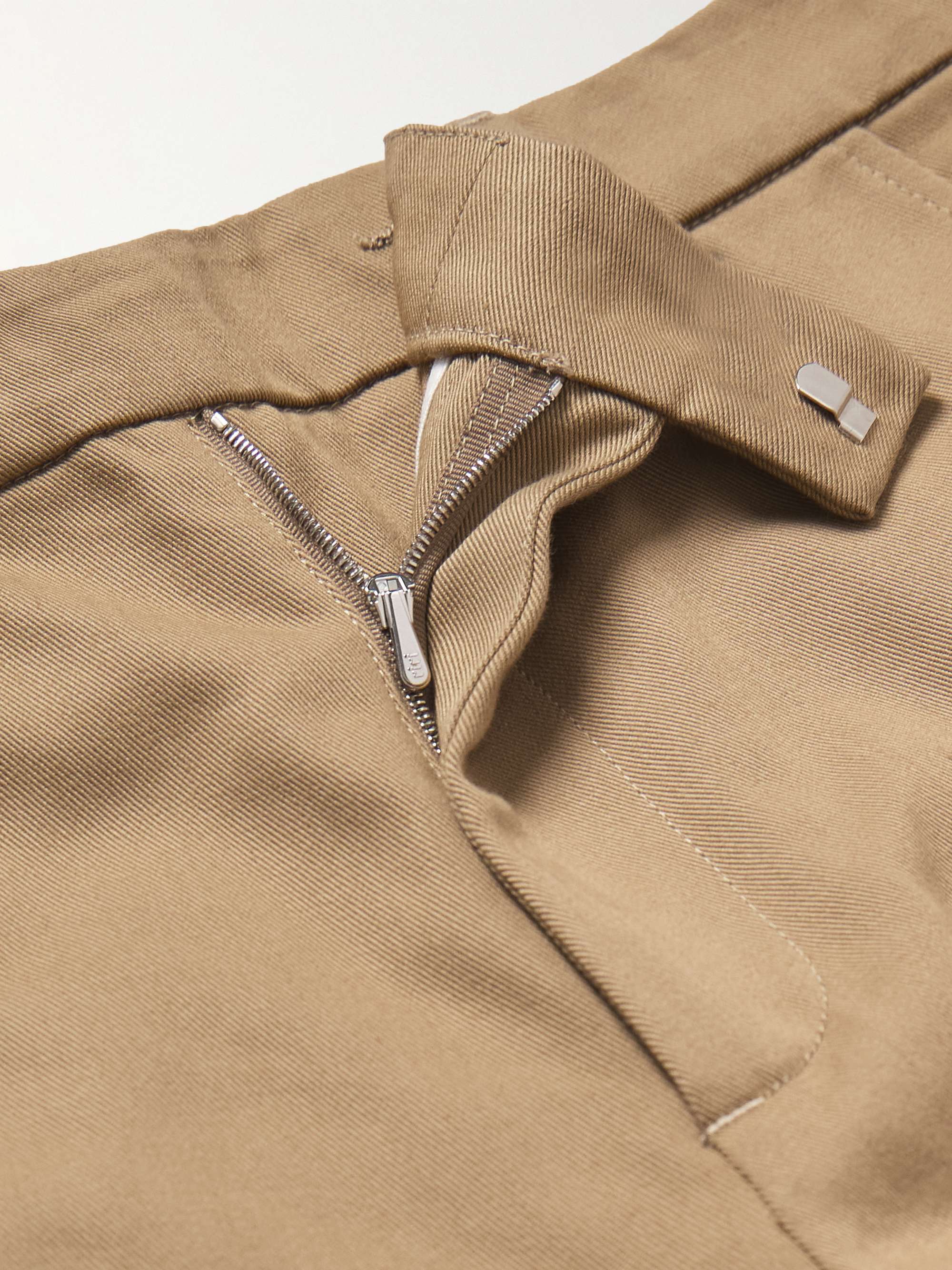AMIRI Wide-Leg Cotton-Twill Chinos