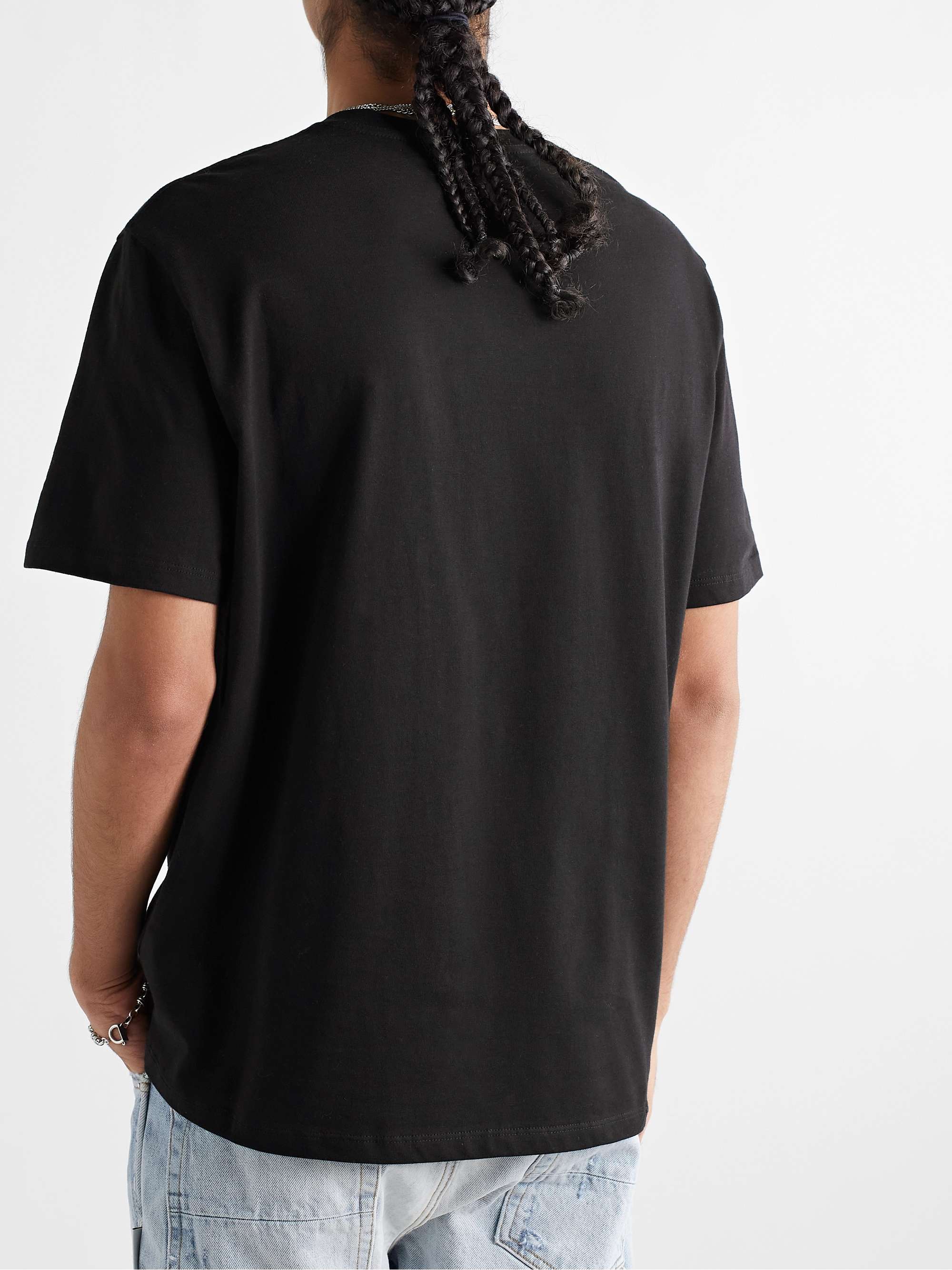 AMIRI Logo-Print Cotton-Jersey T-Shirt