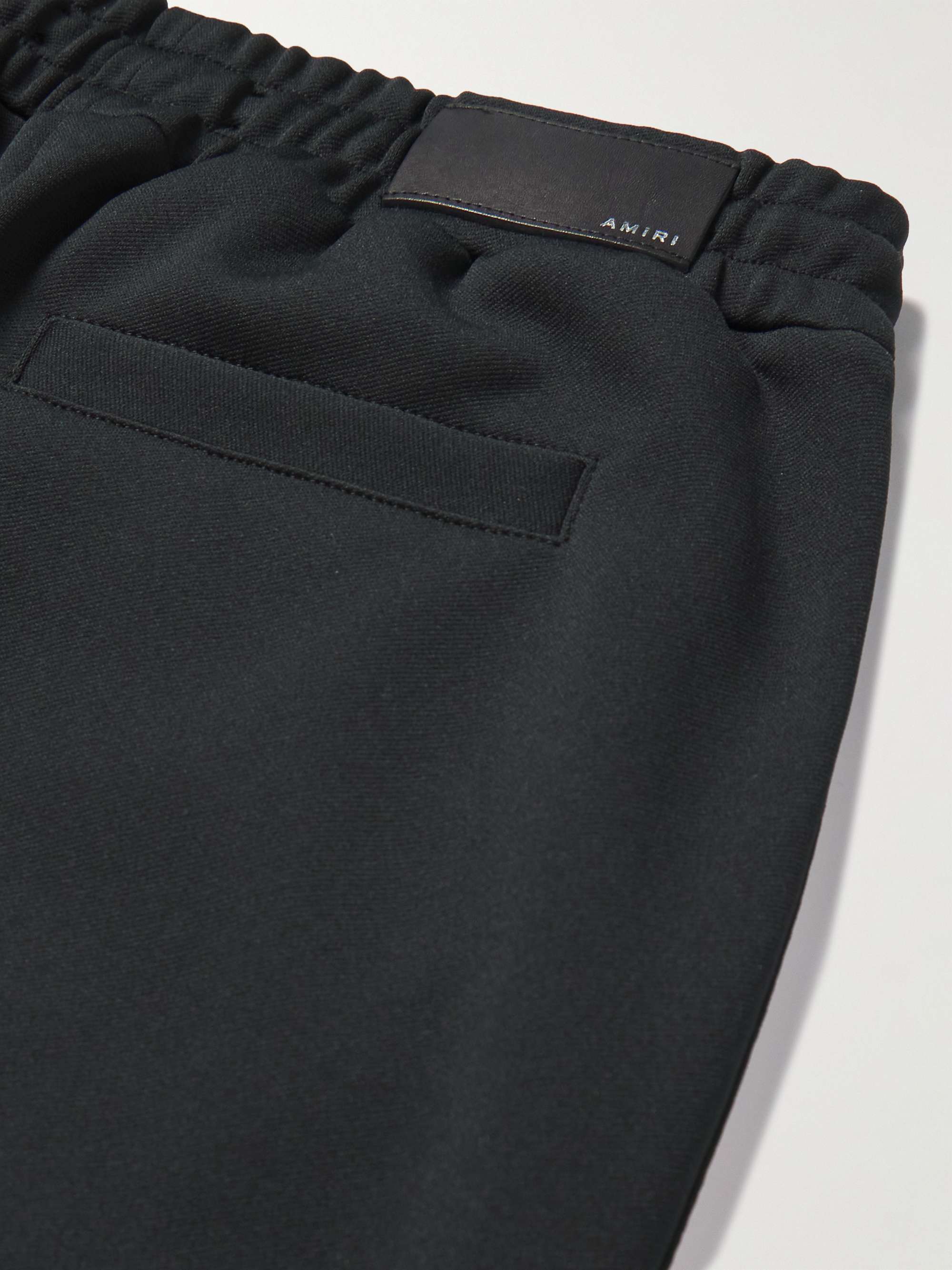 AMIRI Always On Point Wide-Leg Stretch-Cotton Jersey Track Pants