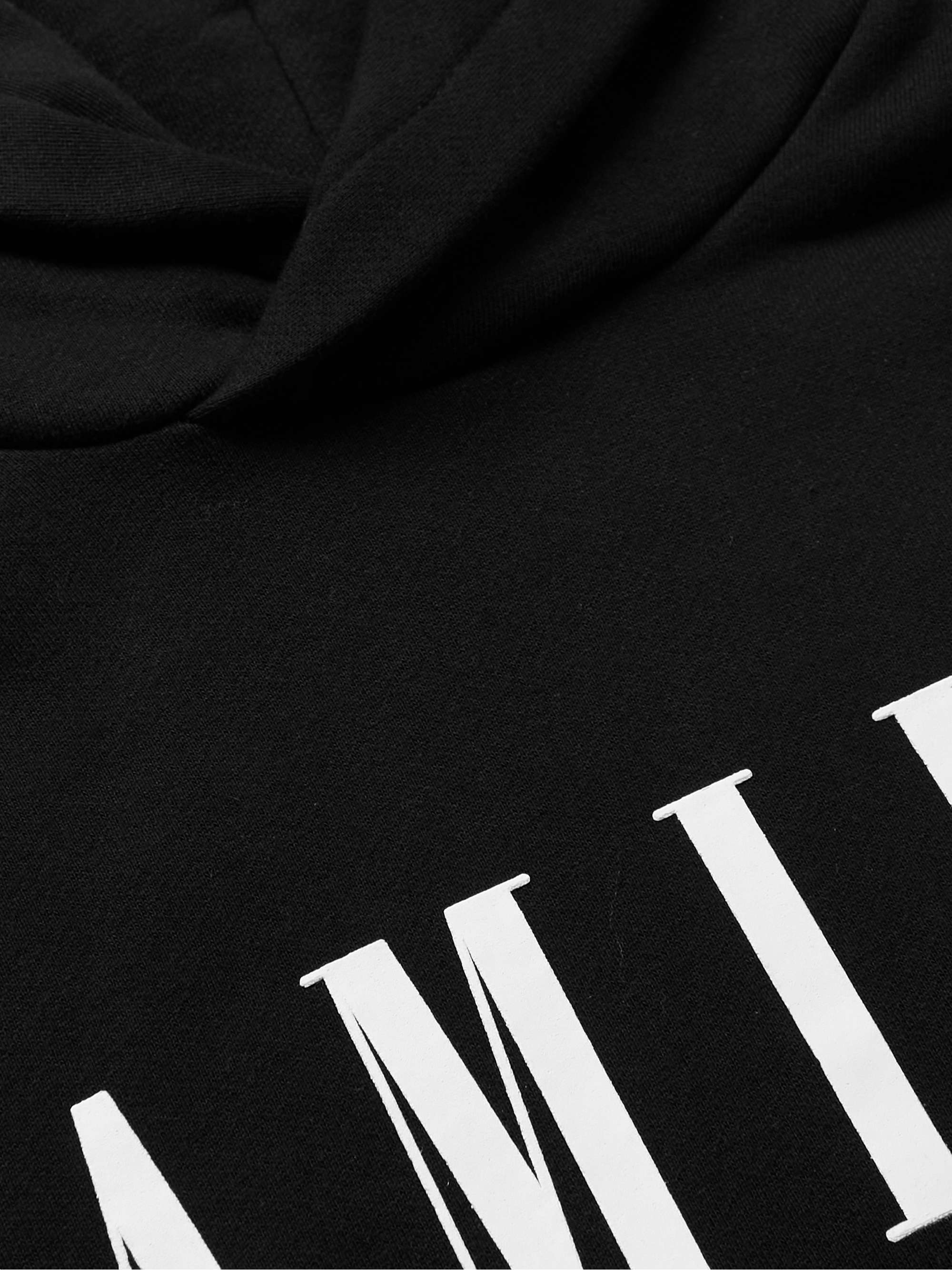 AMIRI Logo-Print Cotton-Jersey Hoodie