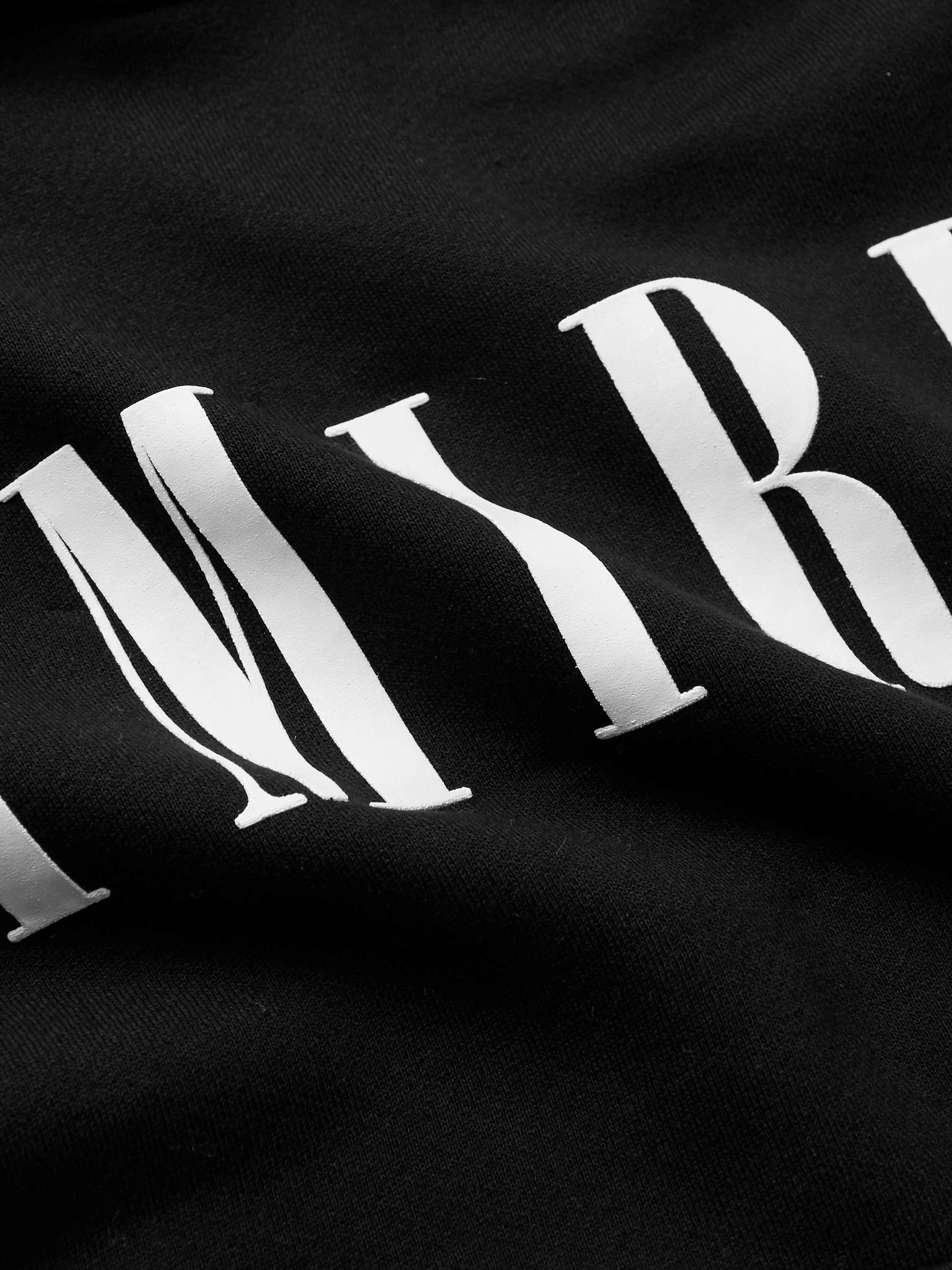 AMIRI Logo-Print Cotton-Jersey Hoodie