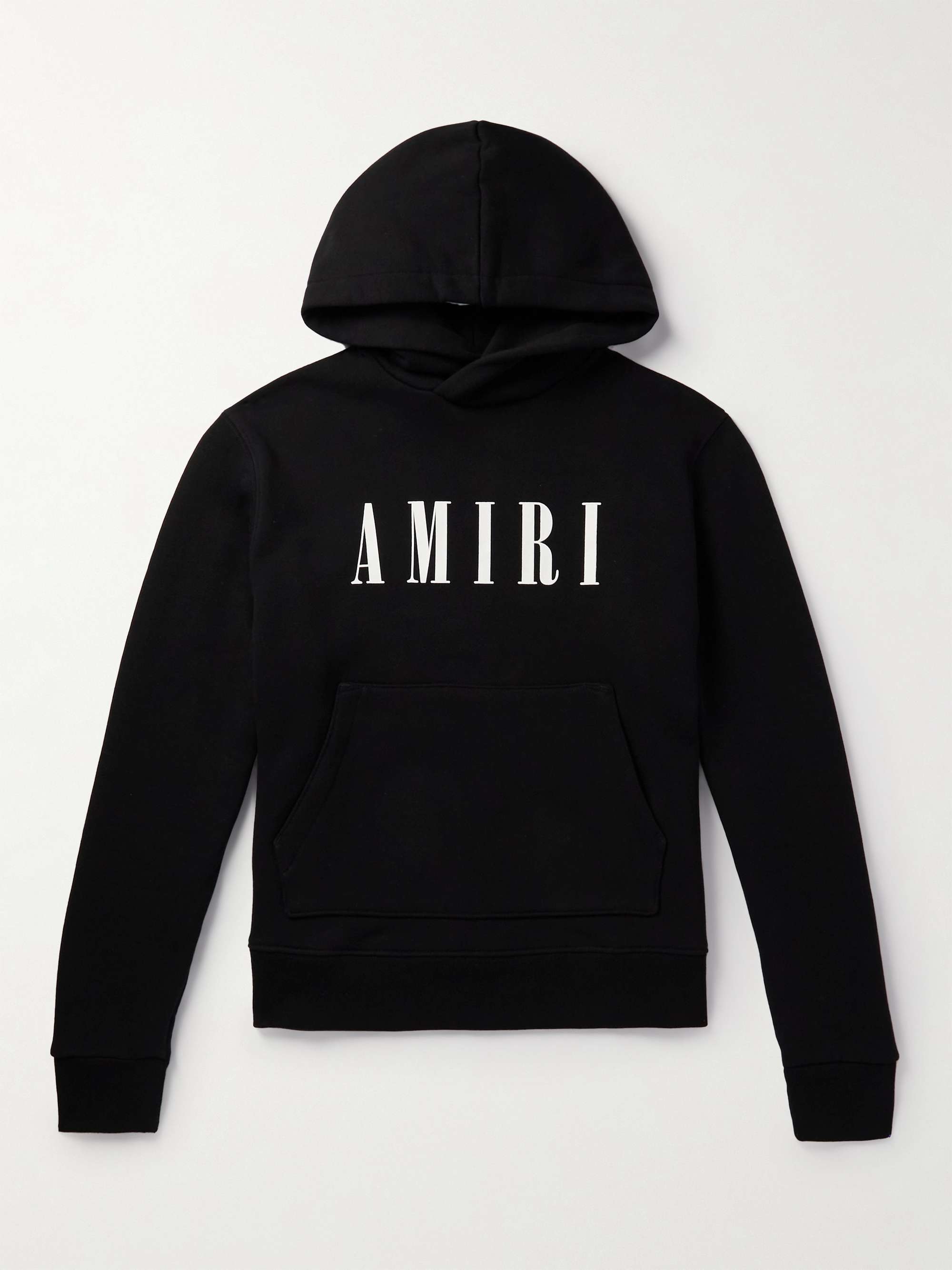 AMIRI Logo-Print Cotton-Jersey Hoodie for Men | MR PORTER