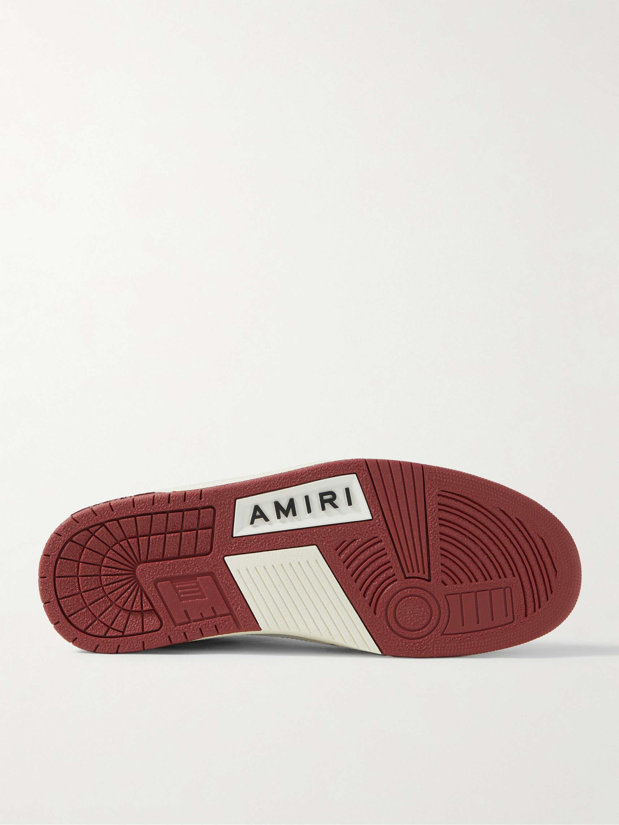 AMIRI Skel-Top Colour-Block Leather Sneakers