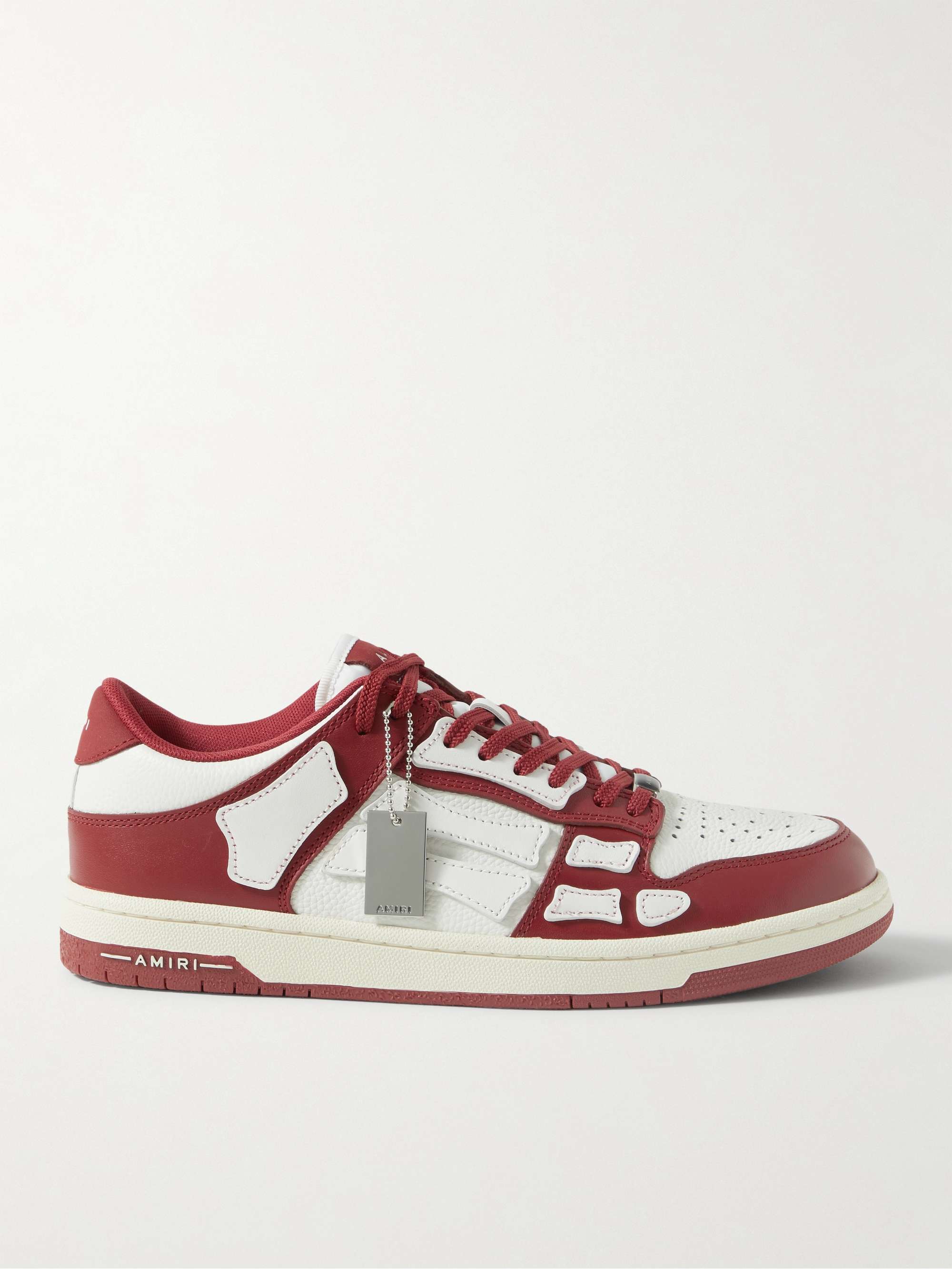 AMIRI Skel-Top Colour-Block Leather Sneakers | MR PORTER