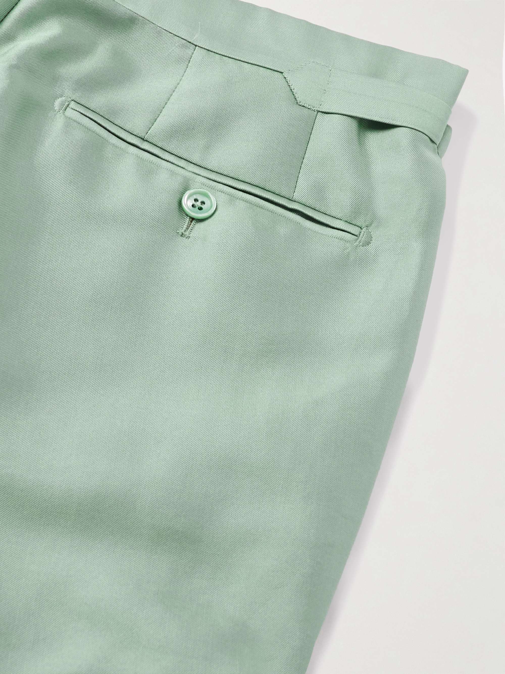 TOM FORD Shelton Straight-Leg Satin-Twill Suit Trousers