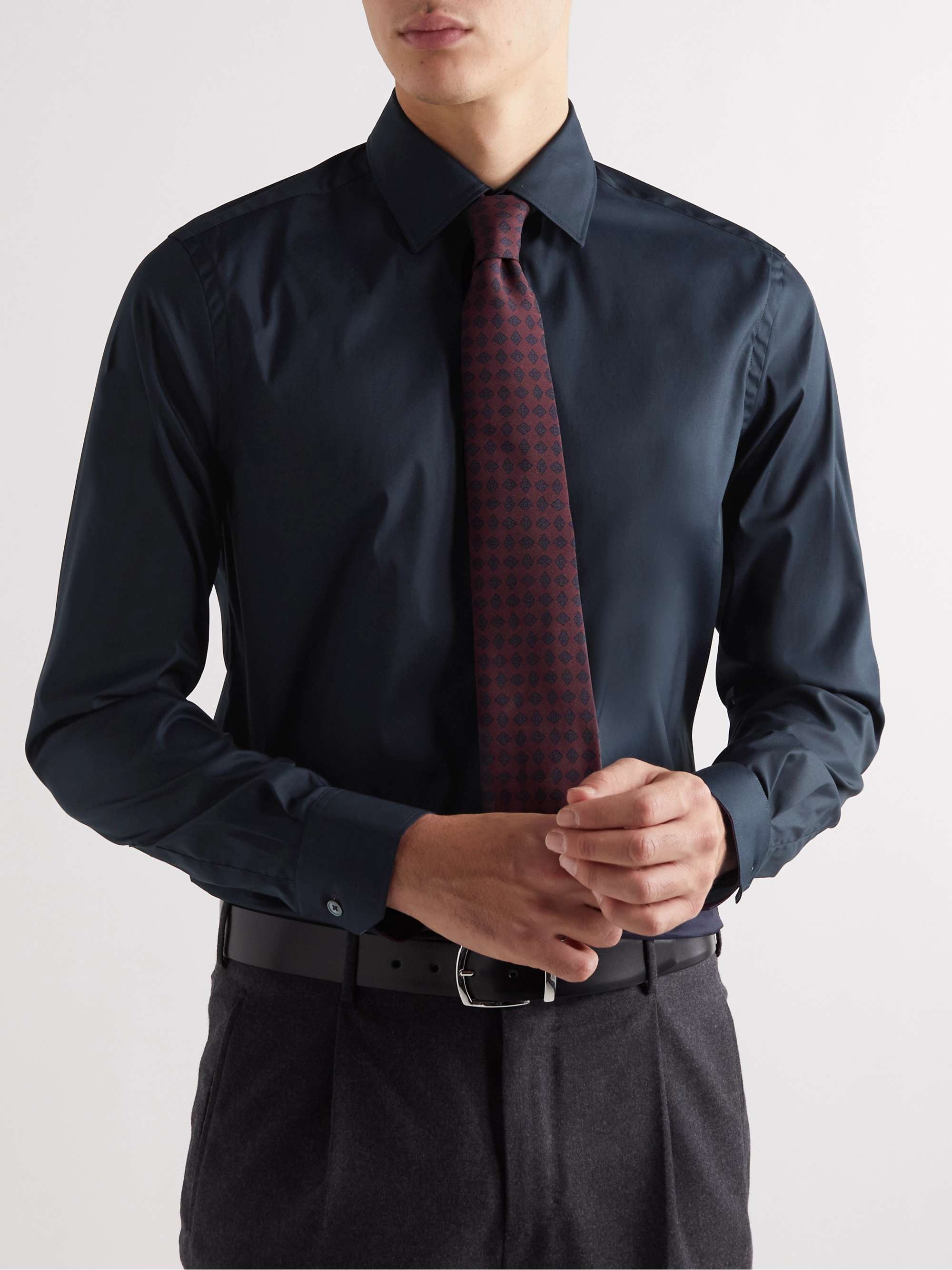 PAUL SMITH Slim-Fit Cotton-Poplin Shirt