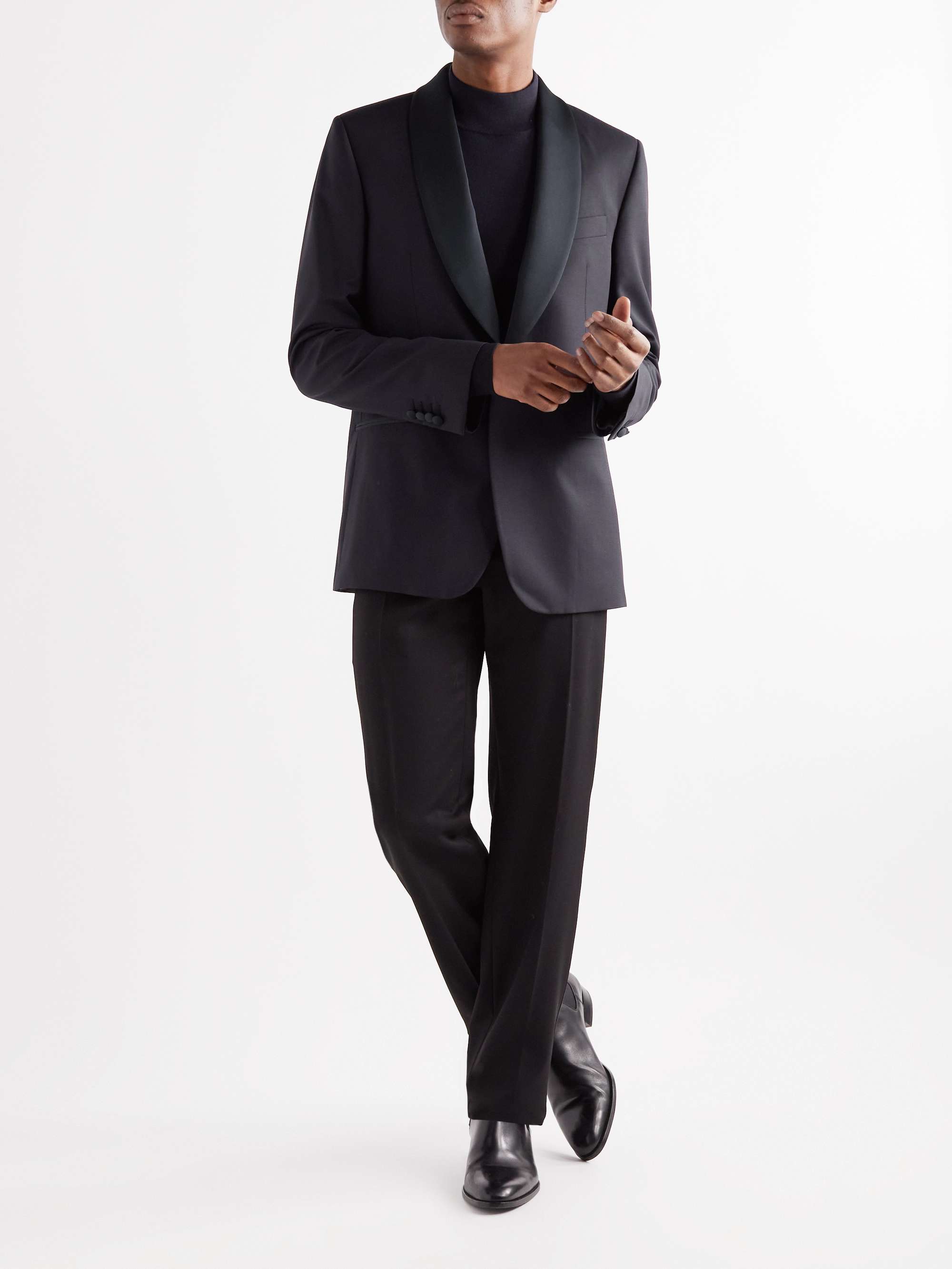 PAUL SMITH Wool-Blend Tuxedo Jacket