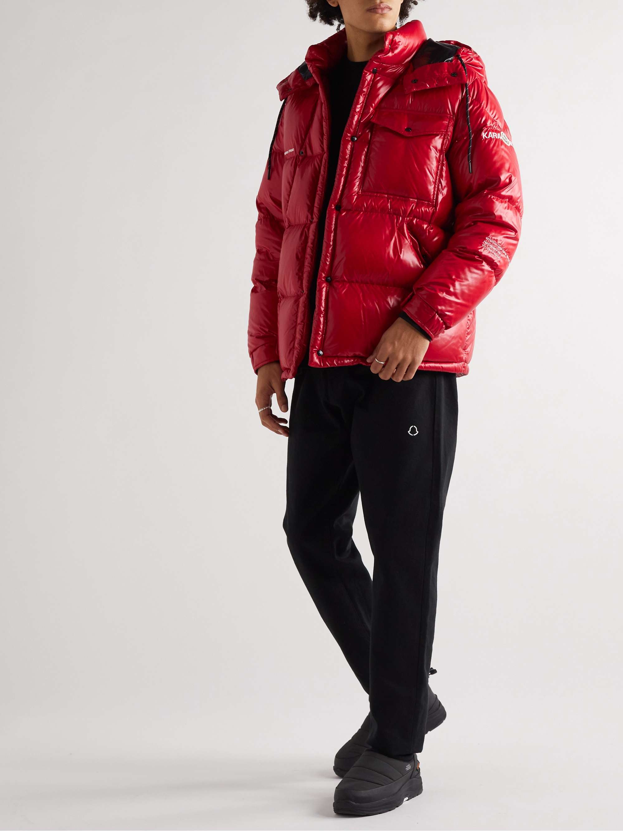 【プリント】 MONCLER / FRGMT HIROSHI FUJIWARA ジップ・ボ