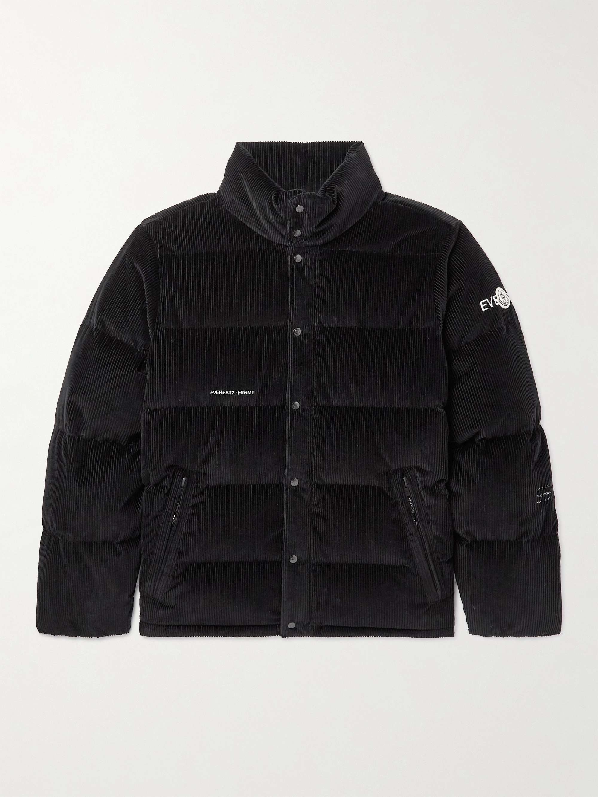 7 Moncler FRGMT Hiroshi Fujiwara Donnie Quilted Cotton-Corduroy Down Jacket