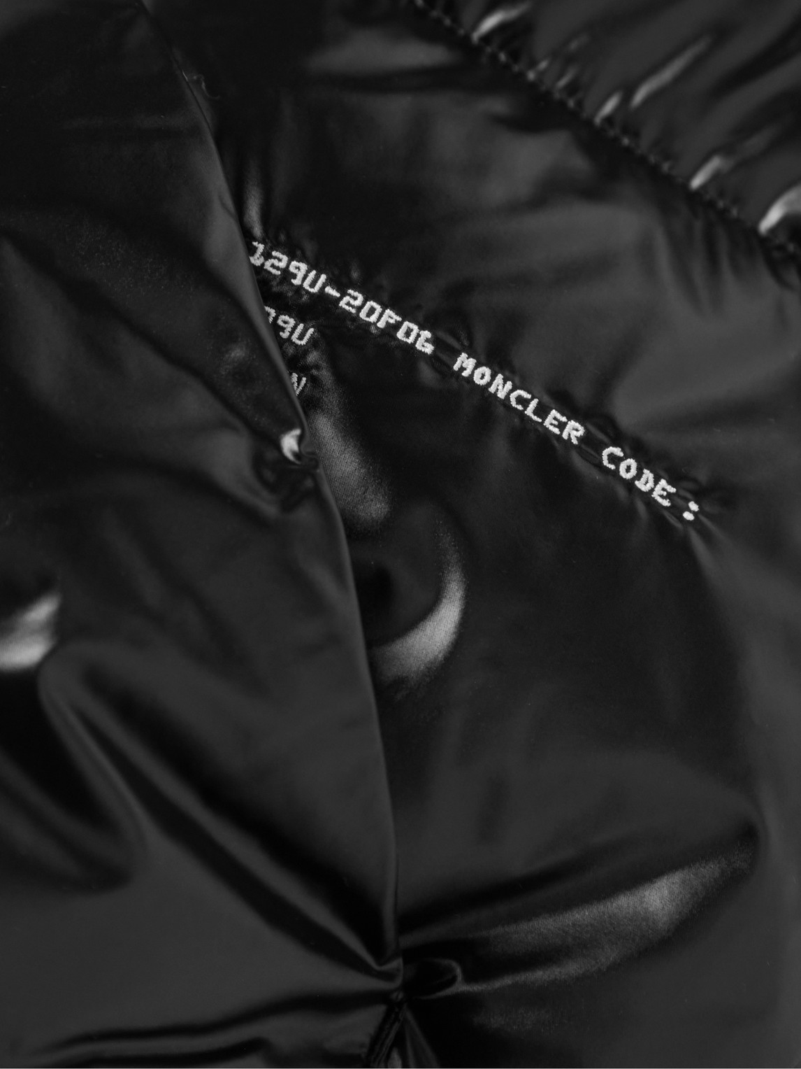 MONCLER GENIUS 7 MONCLER FRGMT HIROSHI FUJIWARA OSTEEN POLKA-DOT FELT-TRIMMED SHELL GILET