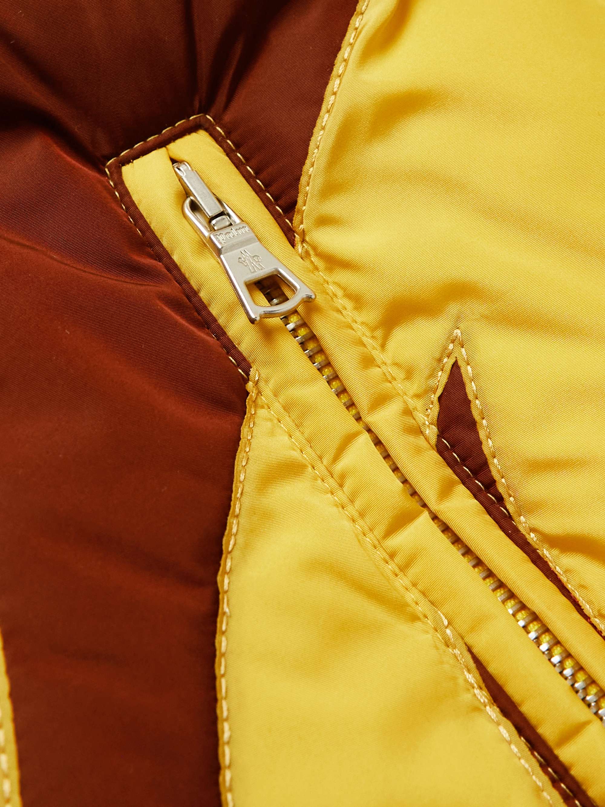 MONCLER GENIUS + 8 Palm Angels Clancy Two-Tone Shell Down Jacket