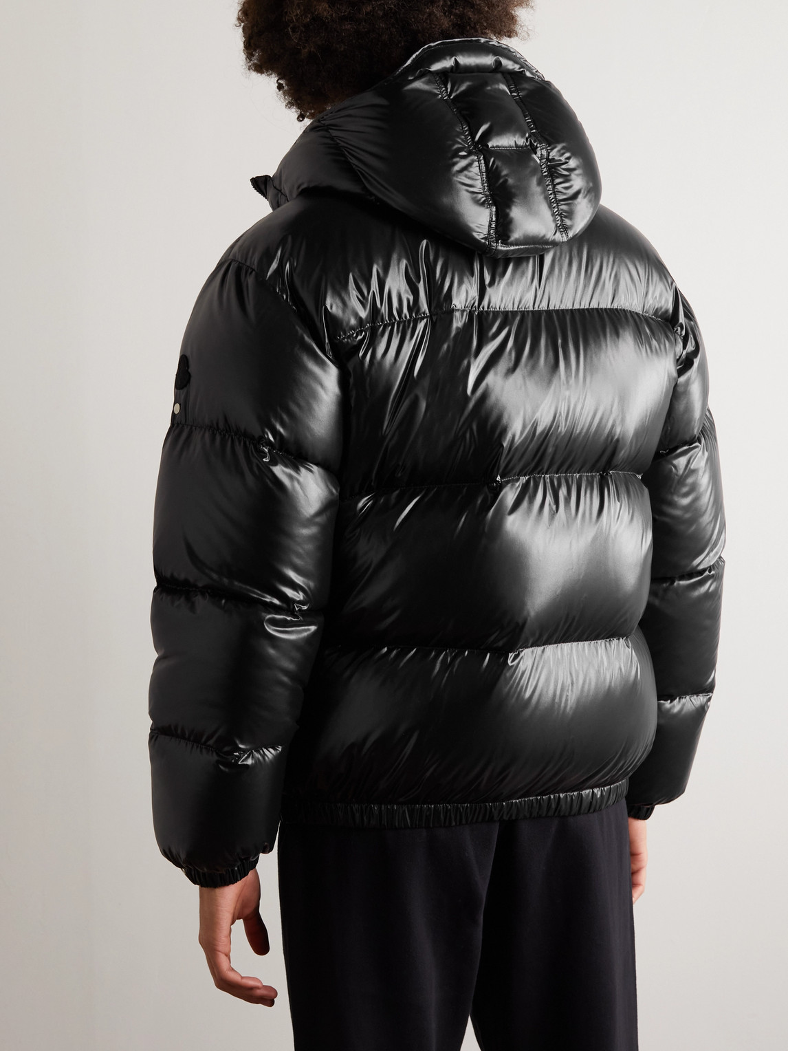 Shop Moncler Genius 6 Moncler 1017 Alyx 9sm Almondis Shell Hooded Down Jacket In Black