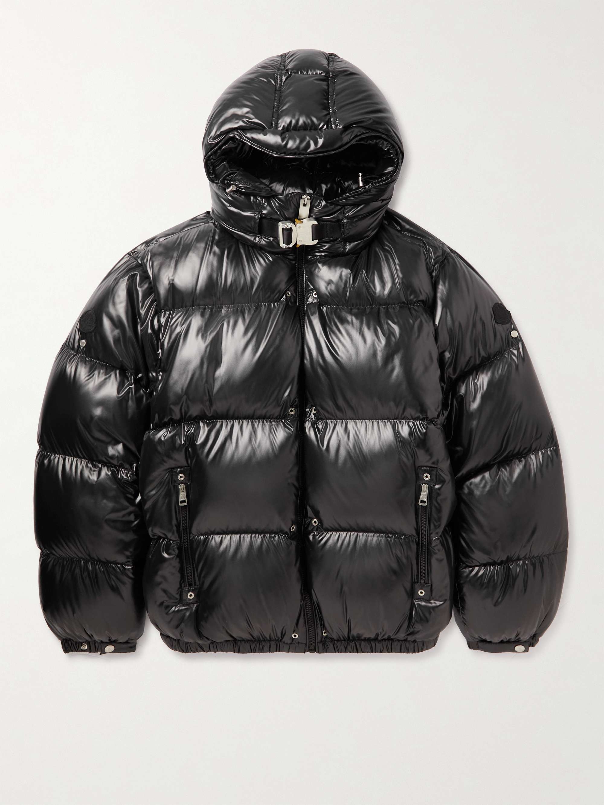 MONCLER GENIUS 6 Moncler 1017 ALYX 9SM  Quilted Shell Hooded Down Jacket with Detachable Liner